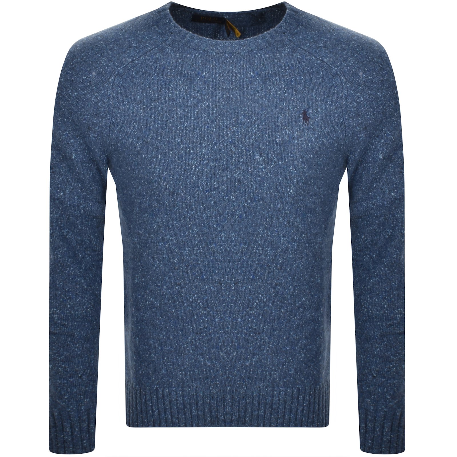 Shop Ralph Lauren Crew Neck Knit Jumper Blue