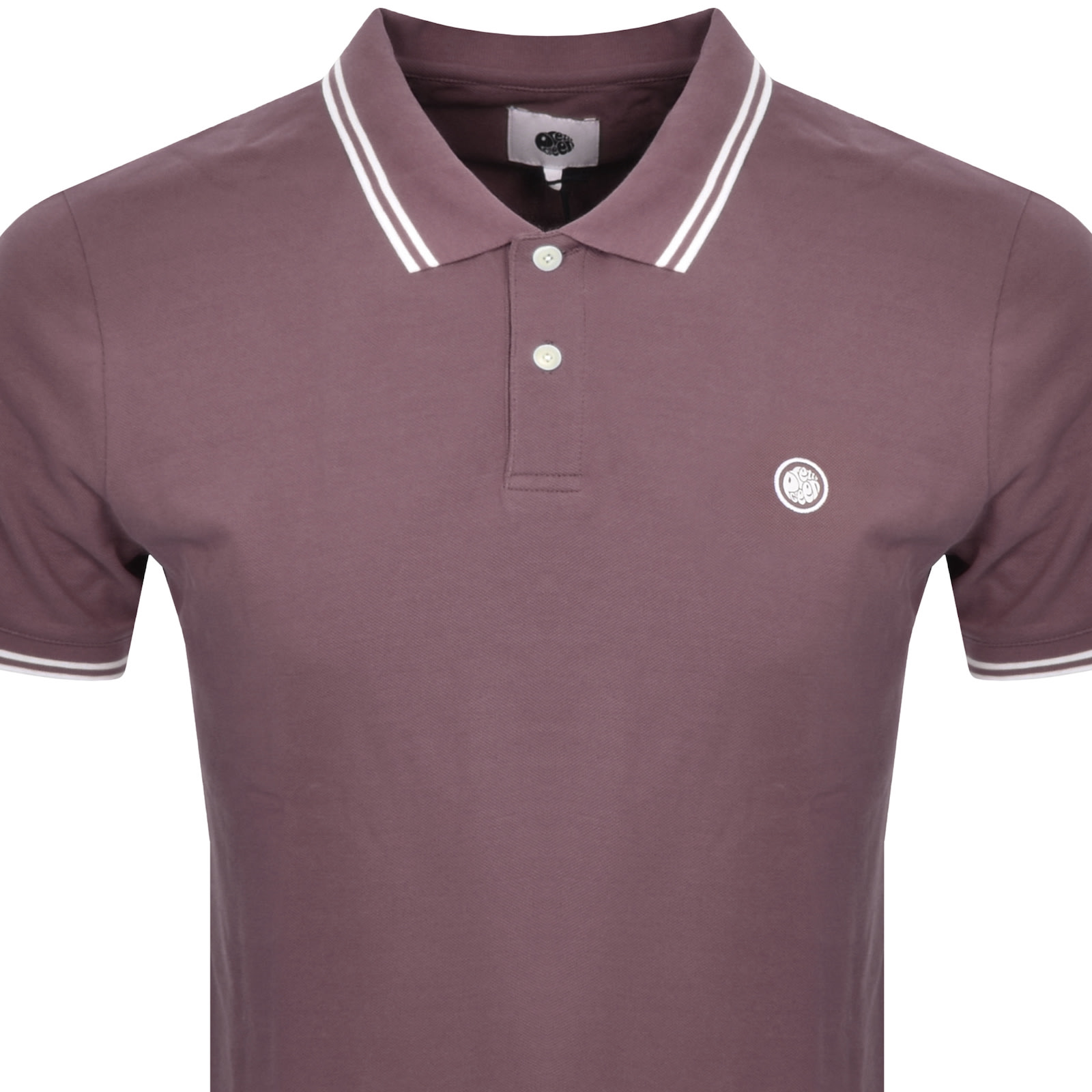 Shop Pretty Green Barton Polo T Shirt Purple