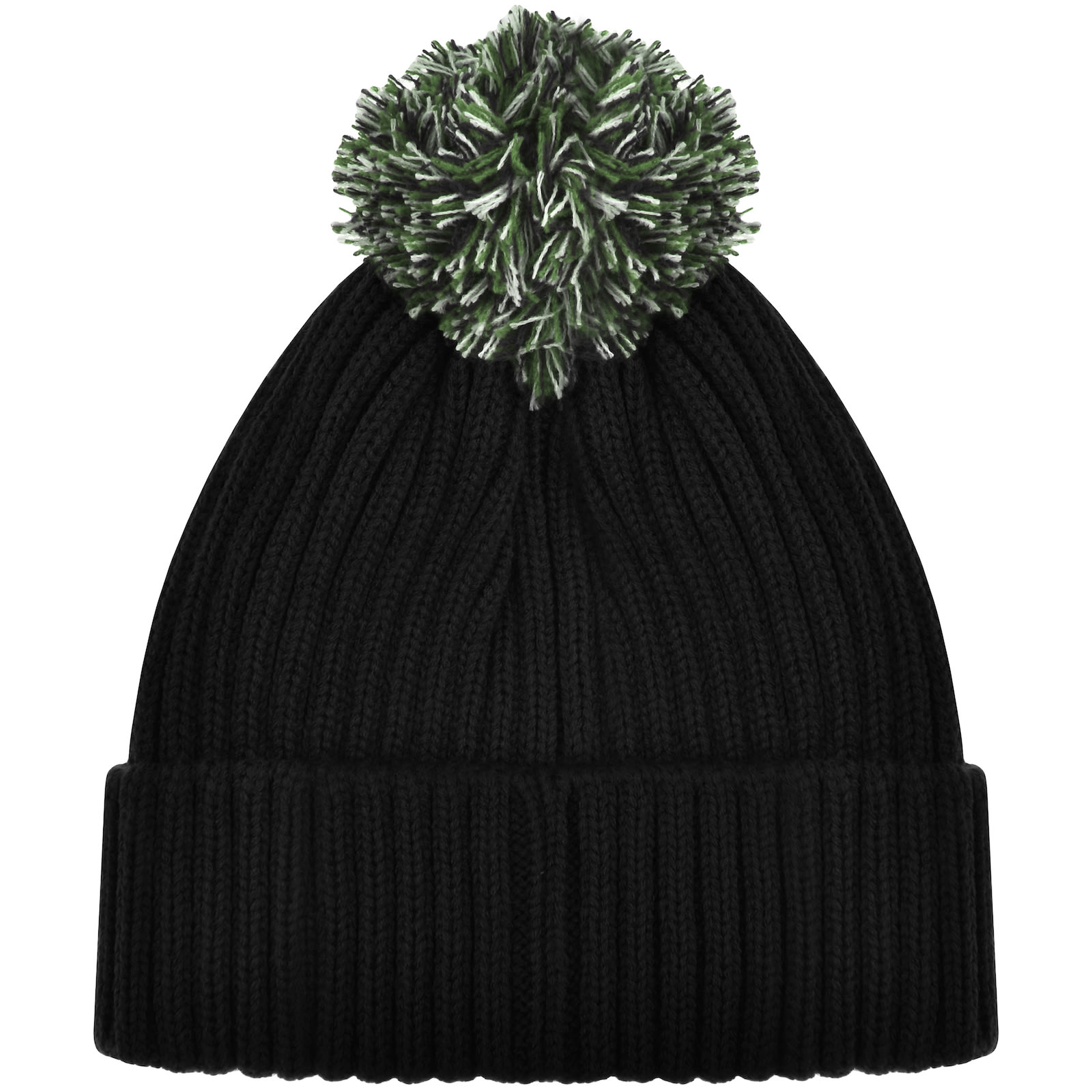 Shop Pretty Green Live Forever Bobble Hat Black