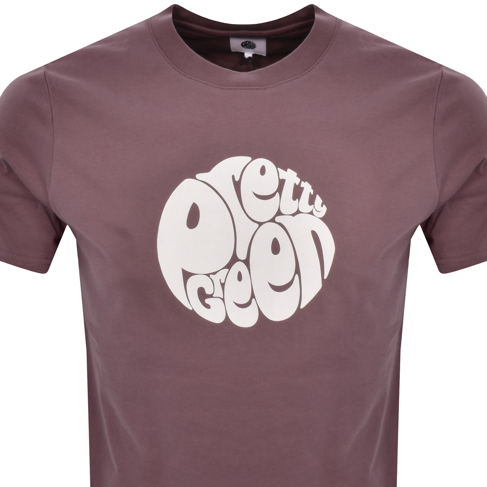 Shop Pretty Green Gillespie Logo T Shirt Purple