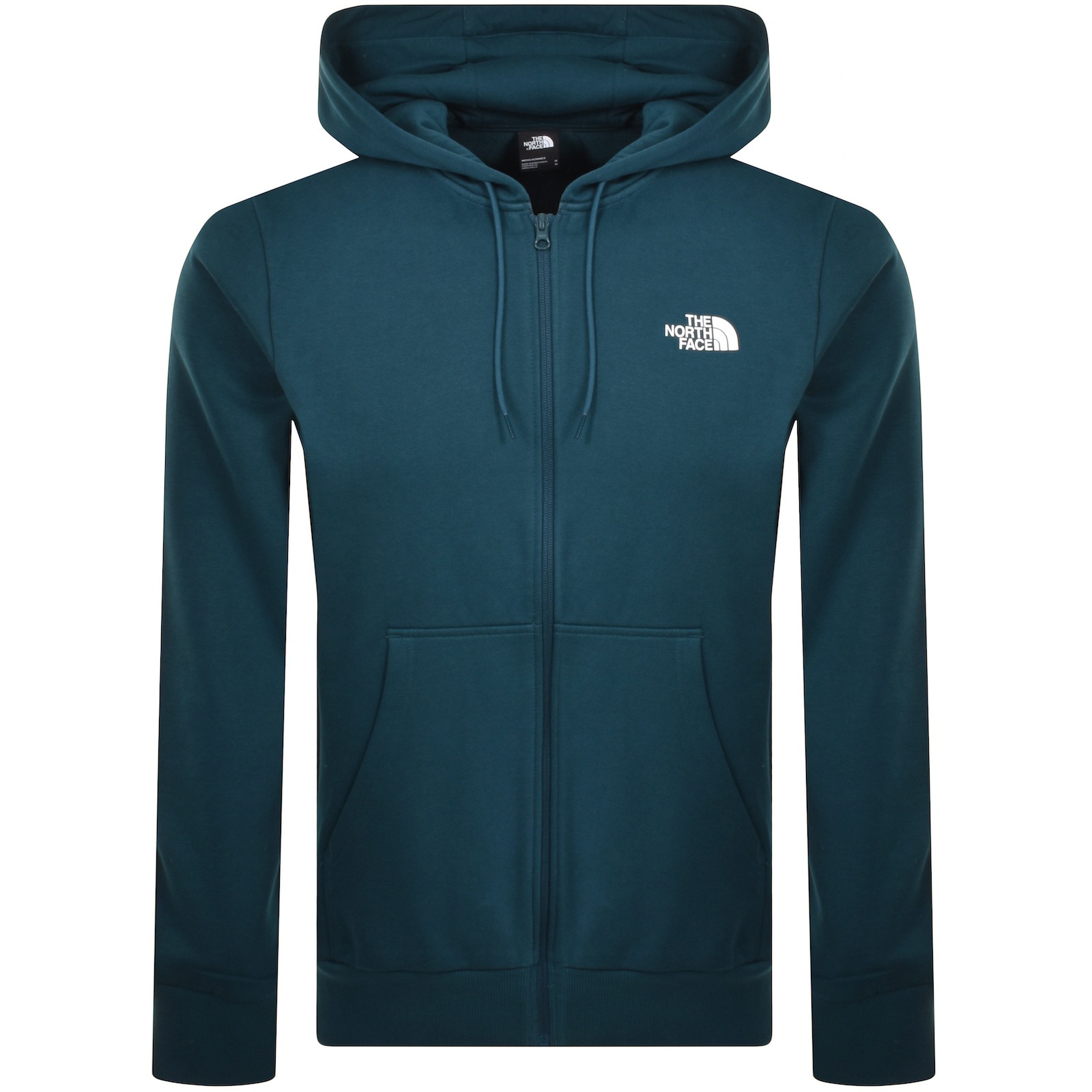 Shop The North Face Simple Dome Zip Hoodie Blue