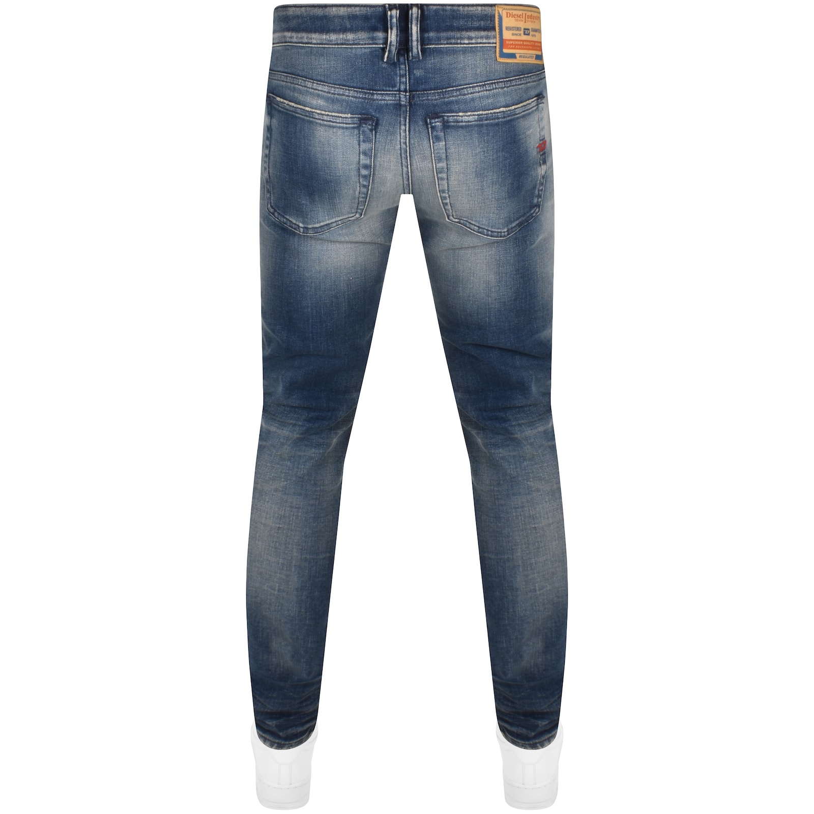 Shop Diesel 1979 Sleenker Jeans Mid Wash Blue