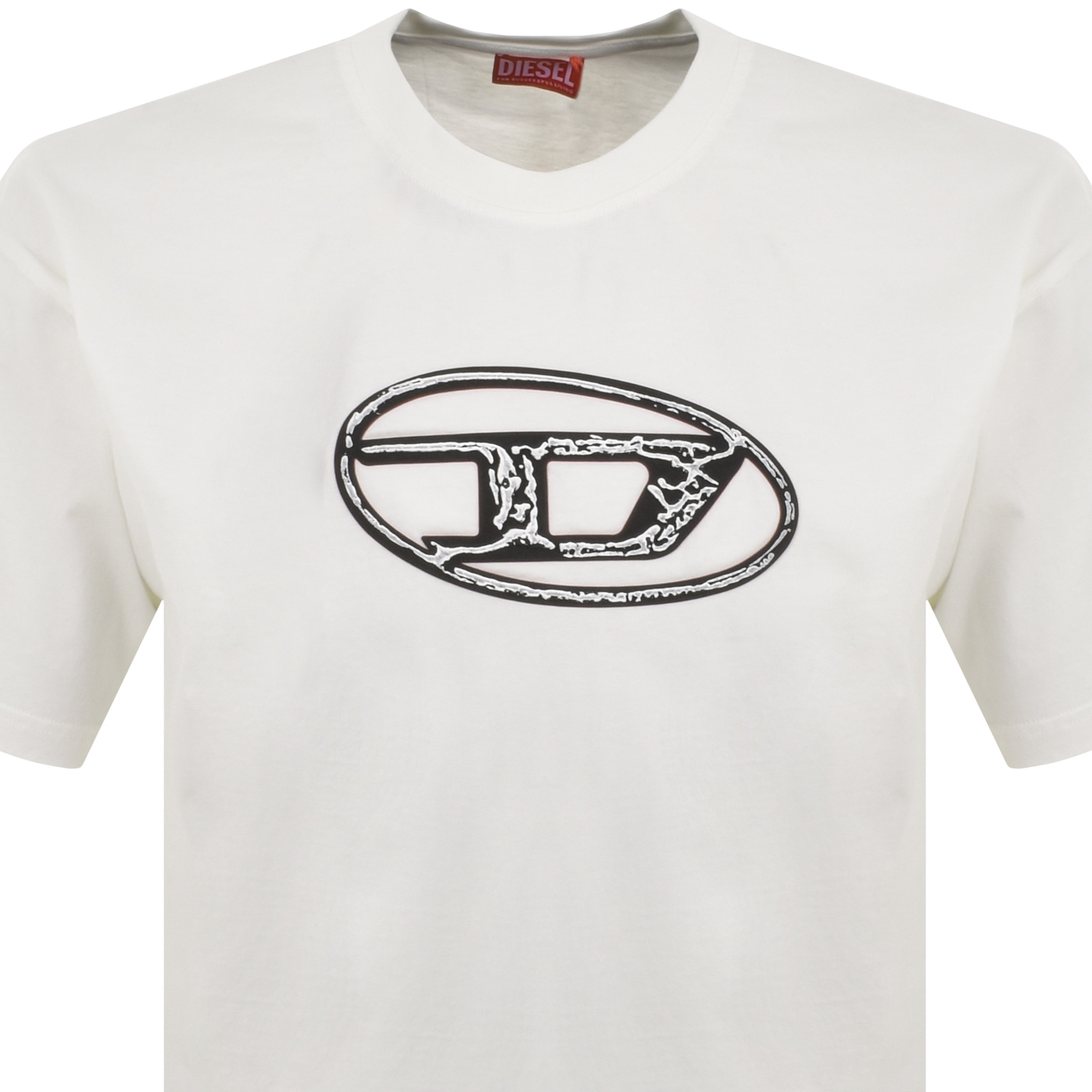 Diesel T Box Q22 Relaxed Fit T Shirt White In White