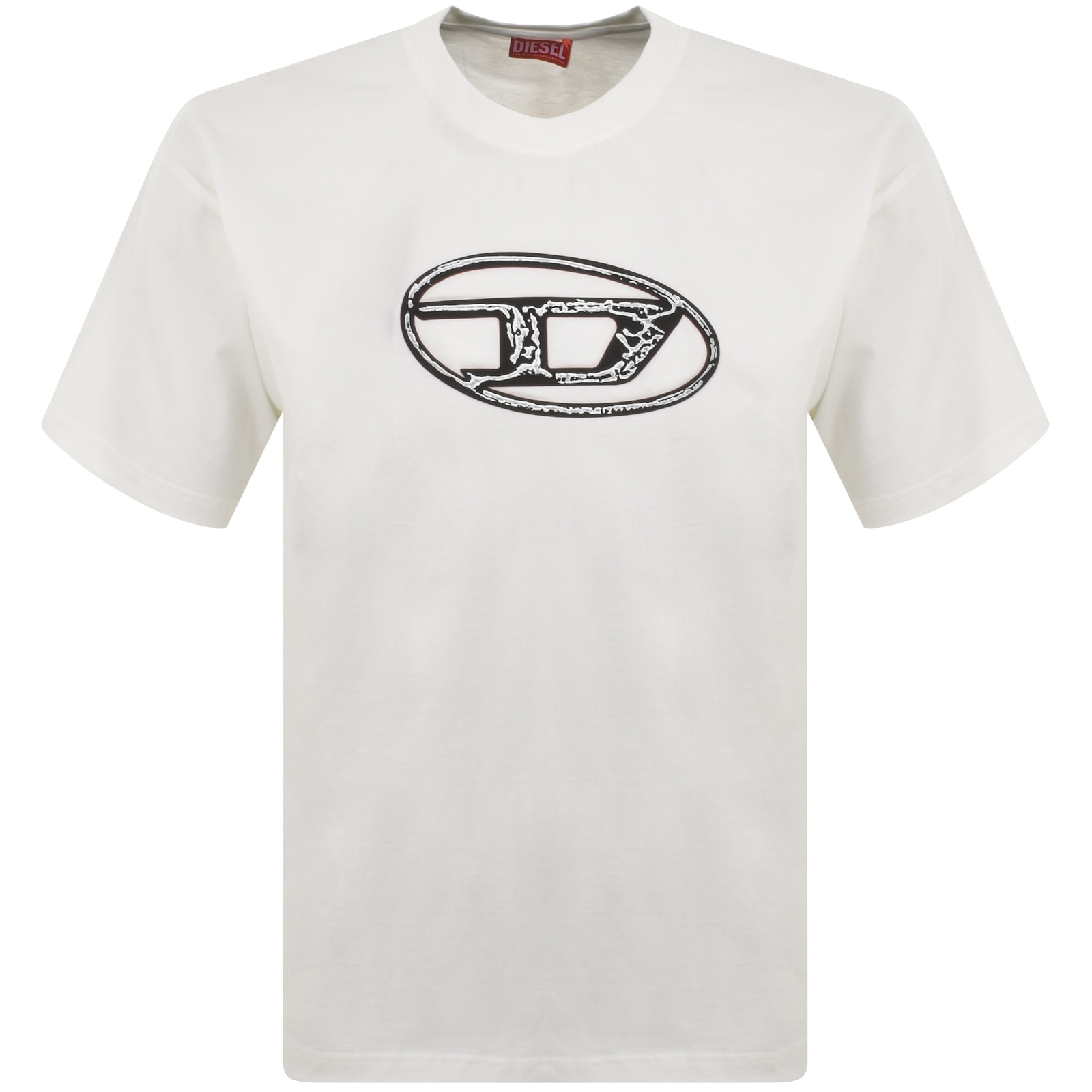 Diesel T Box Q22 Relaxed Fit T Shirt White In White