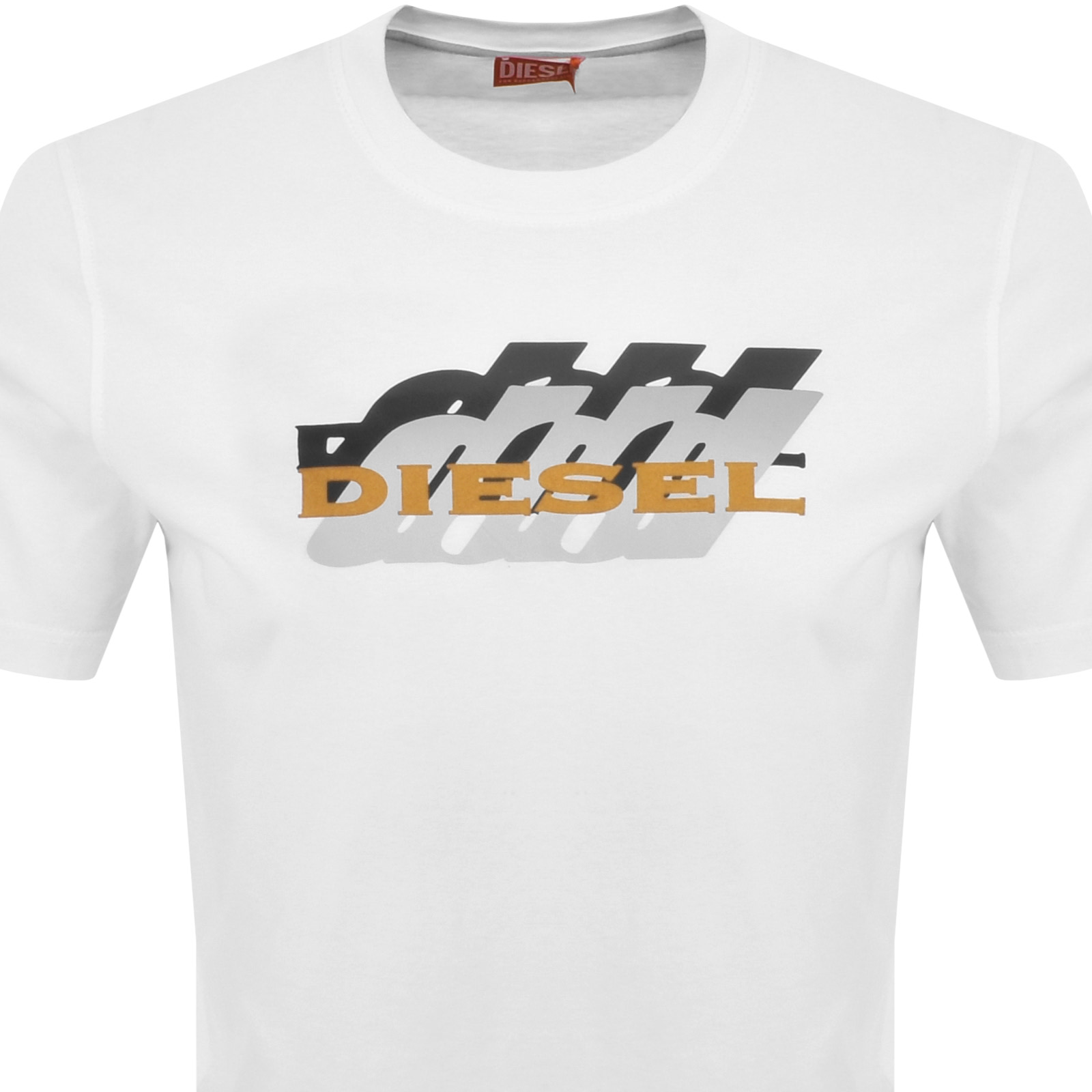 Shop Diesel T Adjust K5 T Shirt White