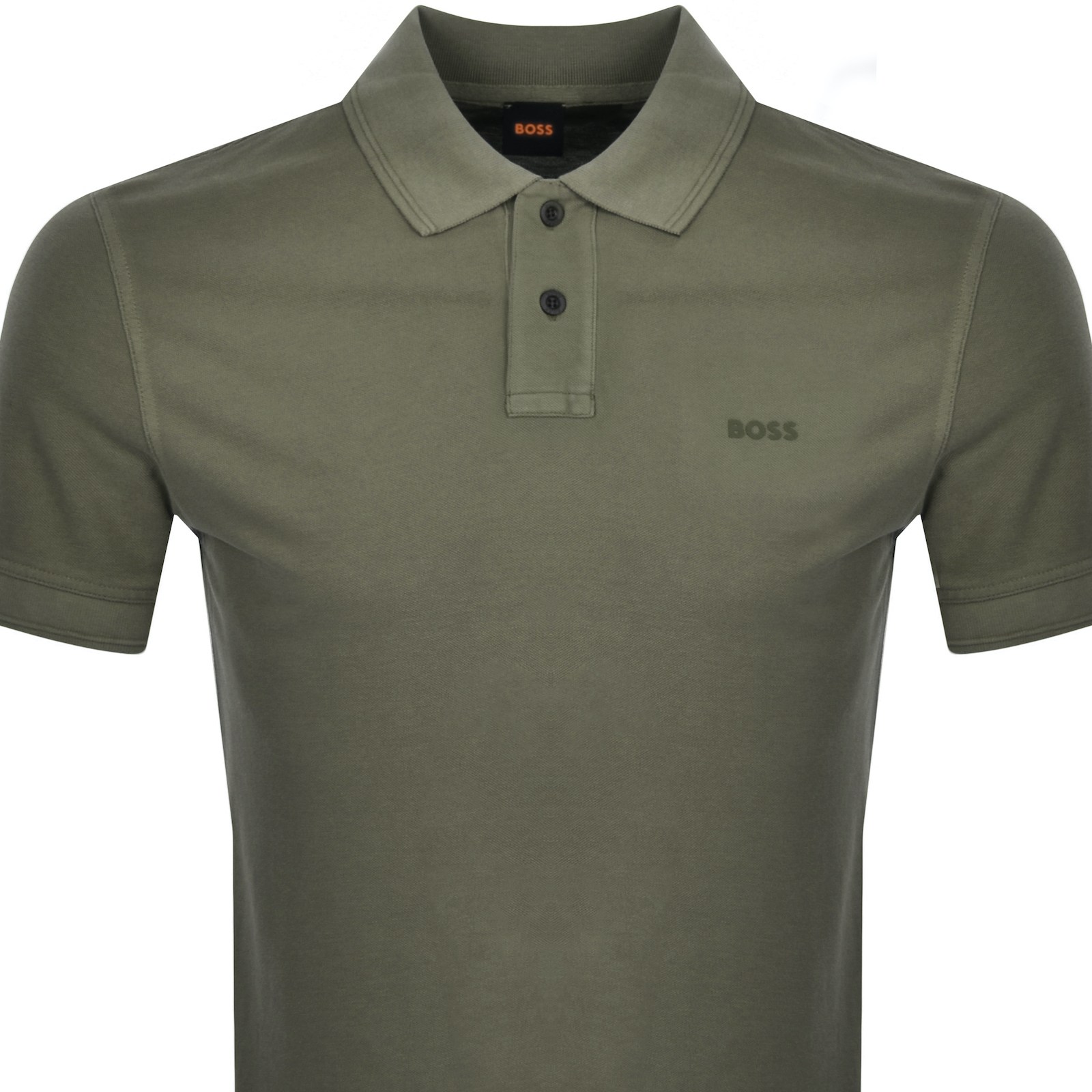 BOSS CASUAL BOSS PRIME POLO T SHIRT KHAKI 