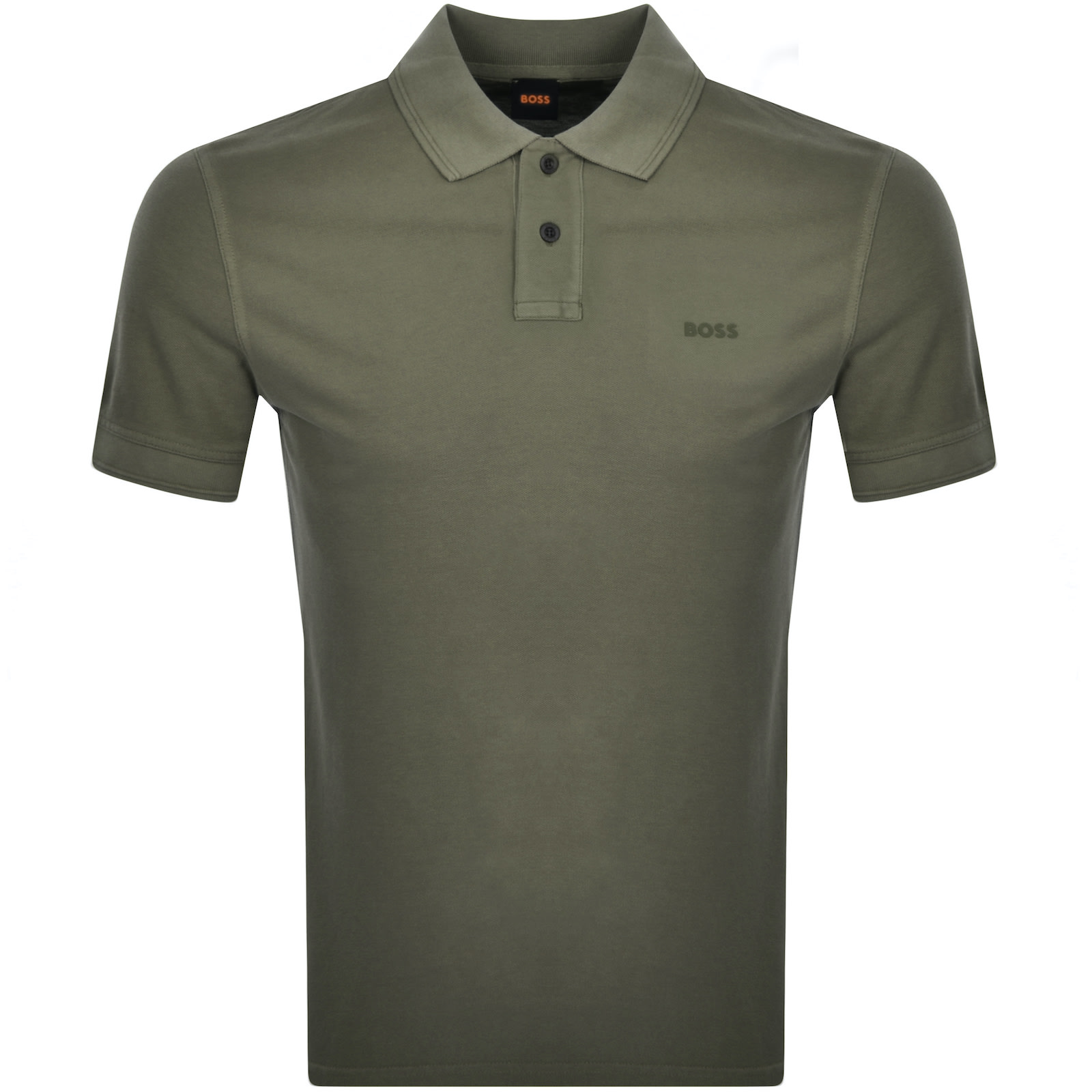 BOSS CASUAL BOSS PRIME POLO T SHIRT KHAKI 