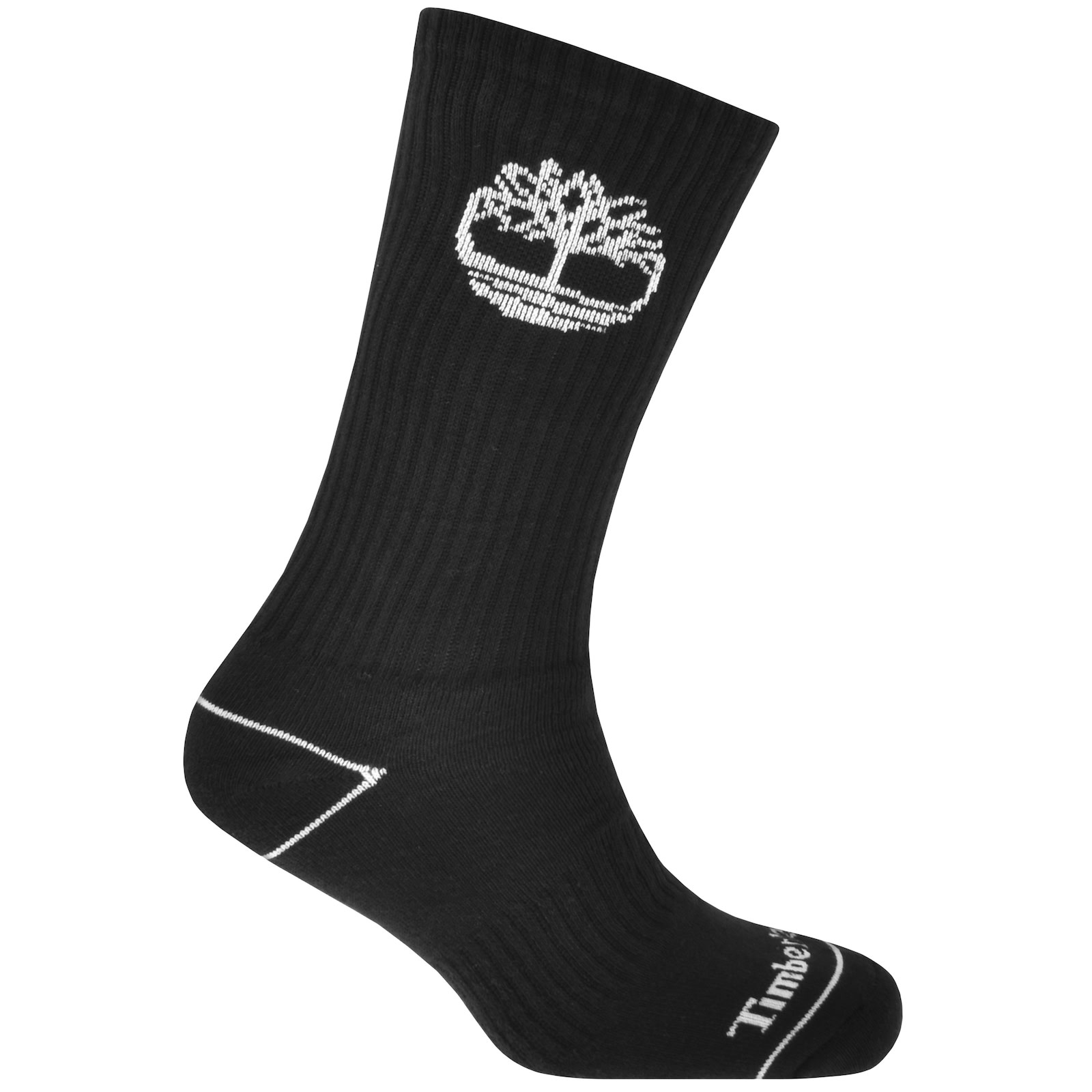 Shop Timberland 3 Pack Bowden Socks In Black