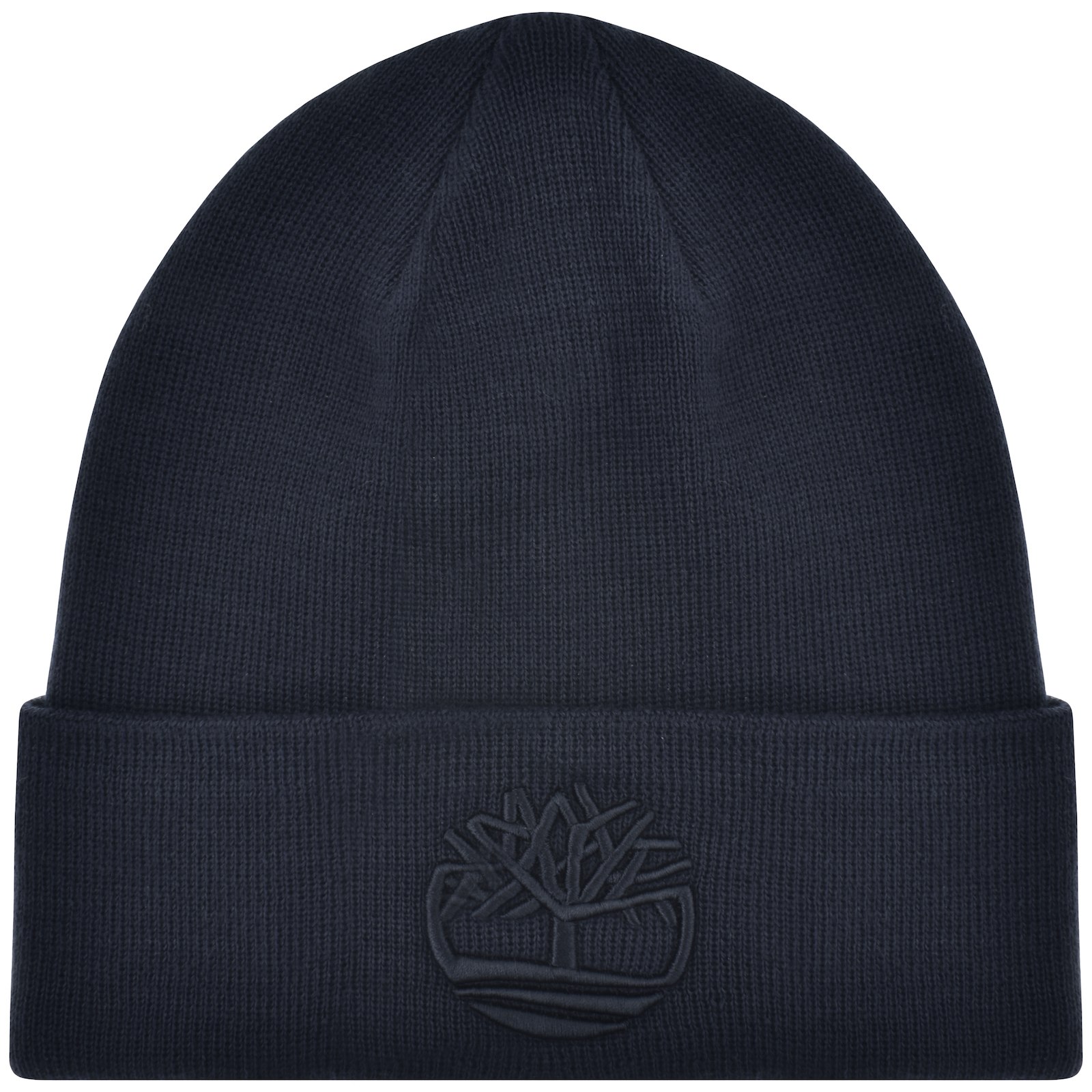 Shop Timberland Tonal Embroidery Beanie Navy