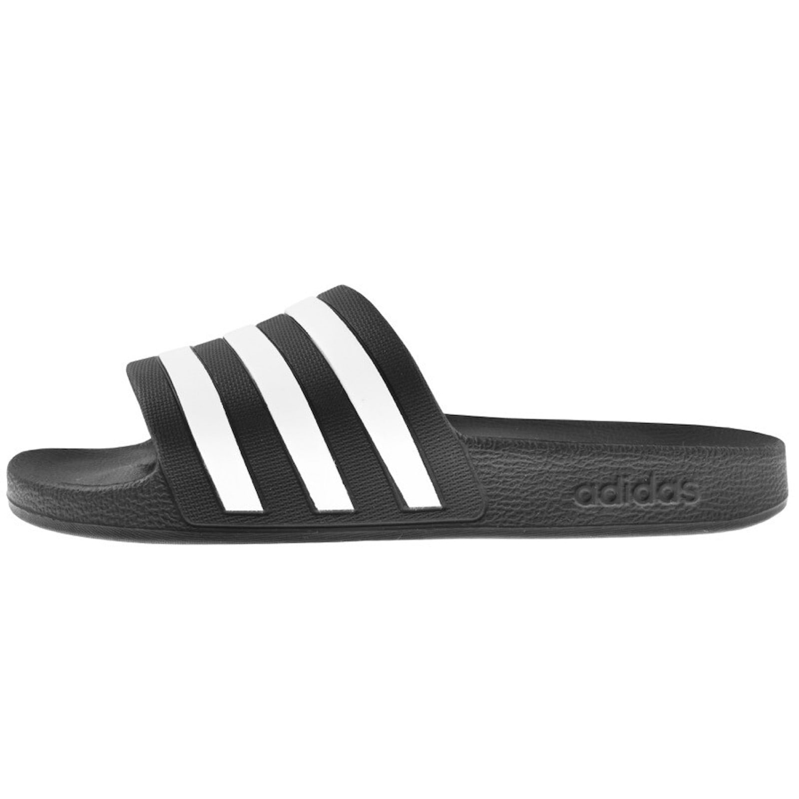 ADIDAS ORIGINALS ADIDAS ADILETTE AQUA SLIDERS BLACK 