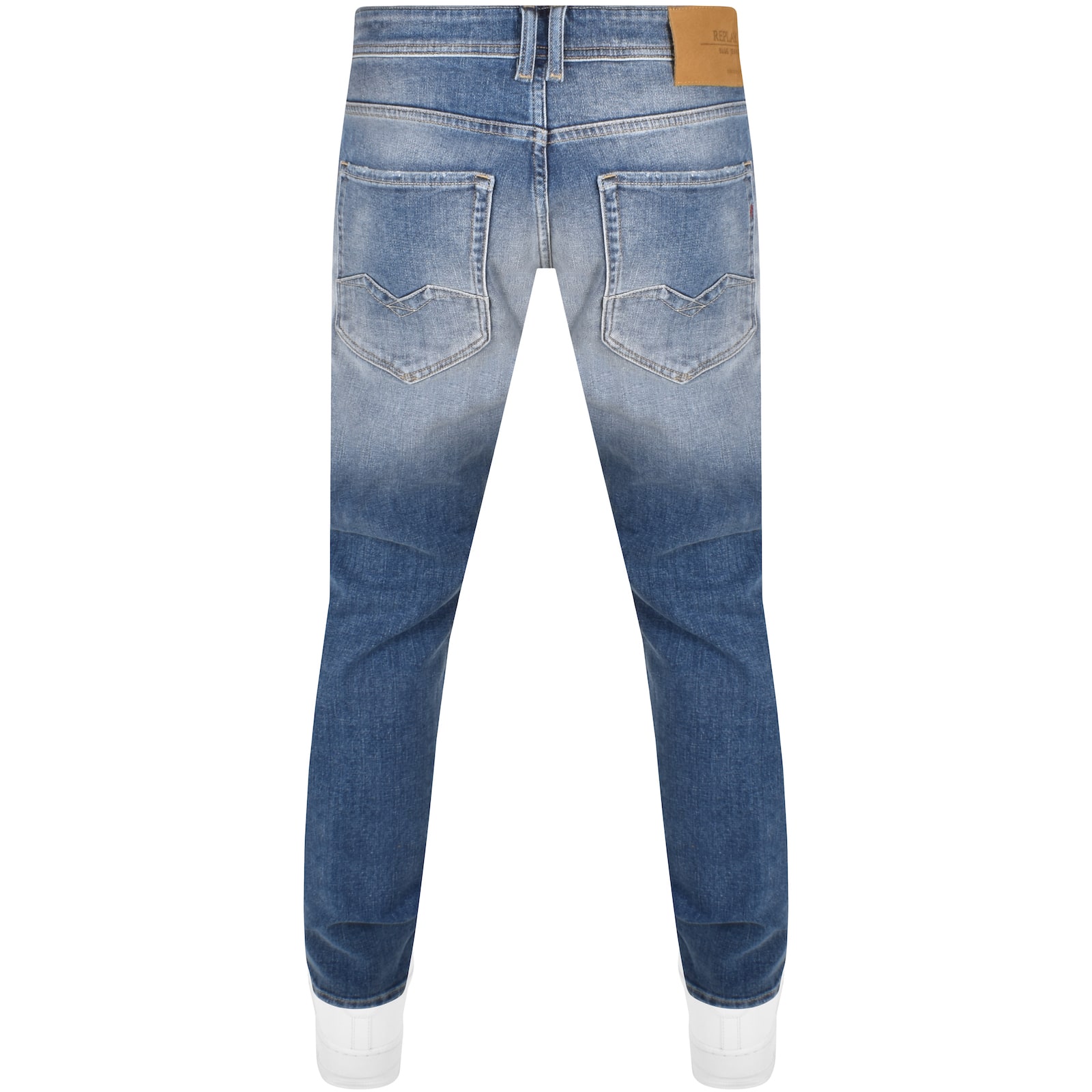 Shop Replay Comfort Fit Rocco Light Wash Jeans Blue