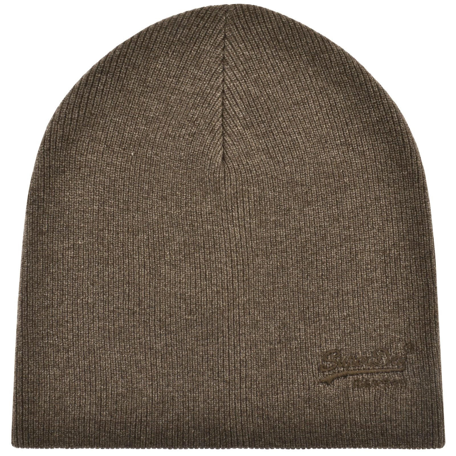 Superdry Knit Beanie Hat Brown