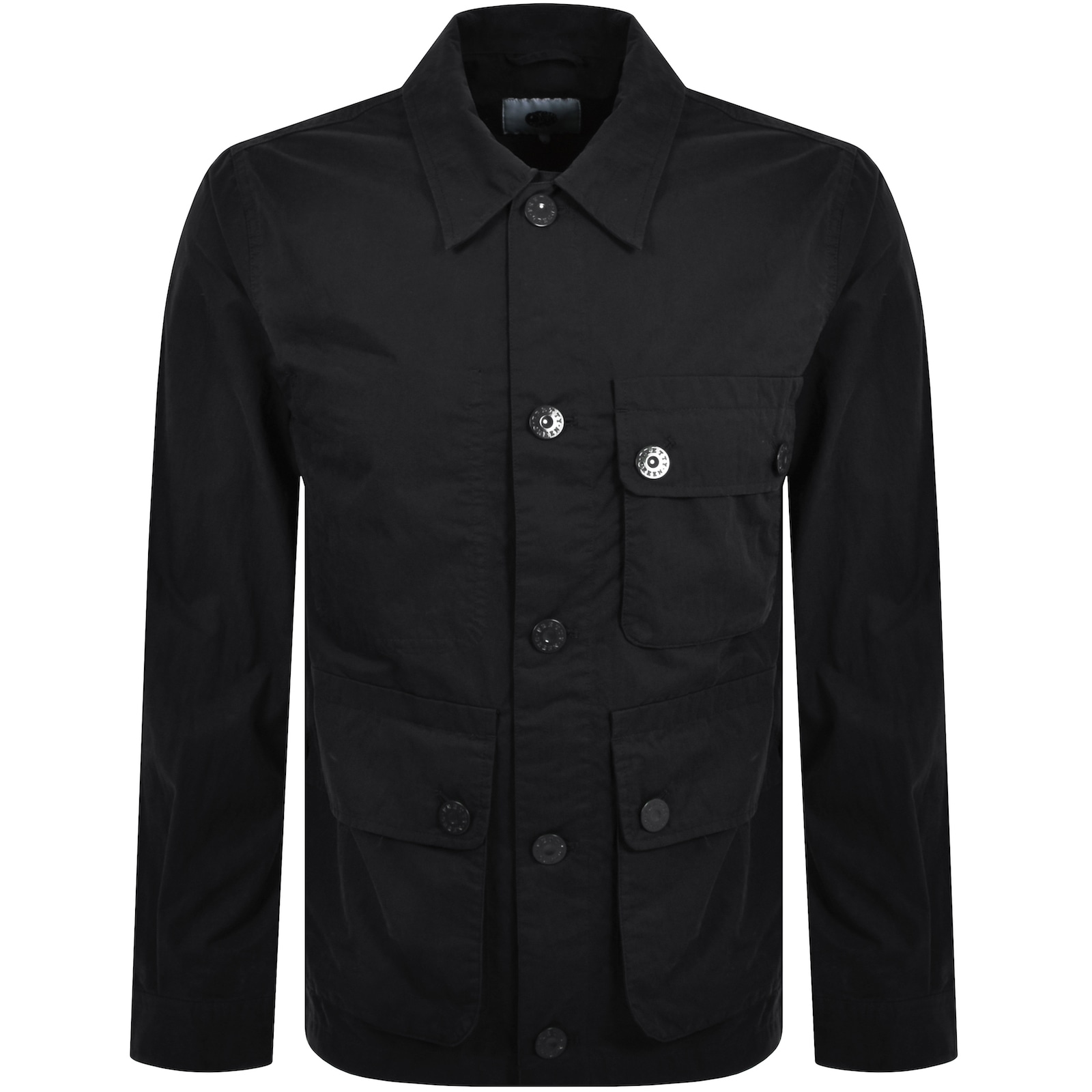 Shop Pretty Green Heathen Overshirt Black