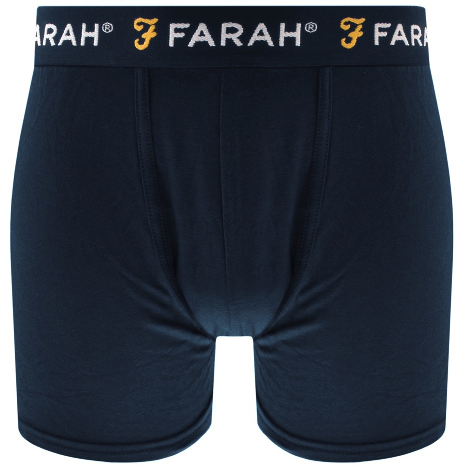 Shop Farah Vintage Pullsy 3 Pack Boxer Shorts Navy