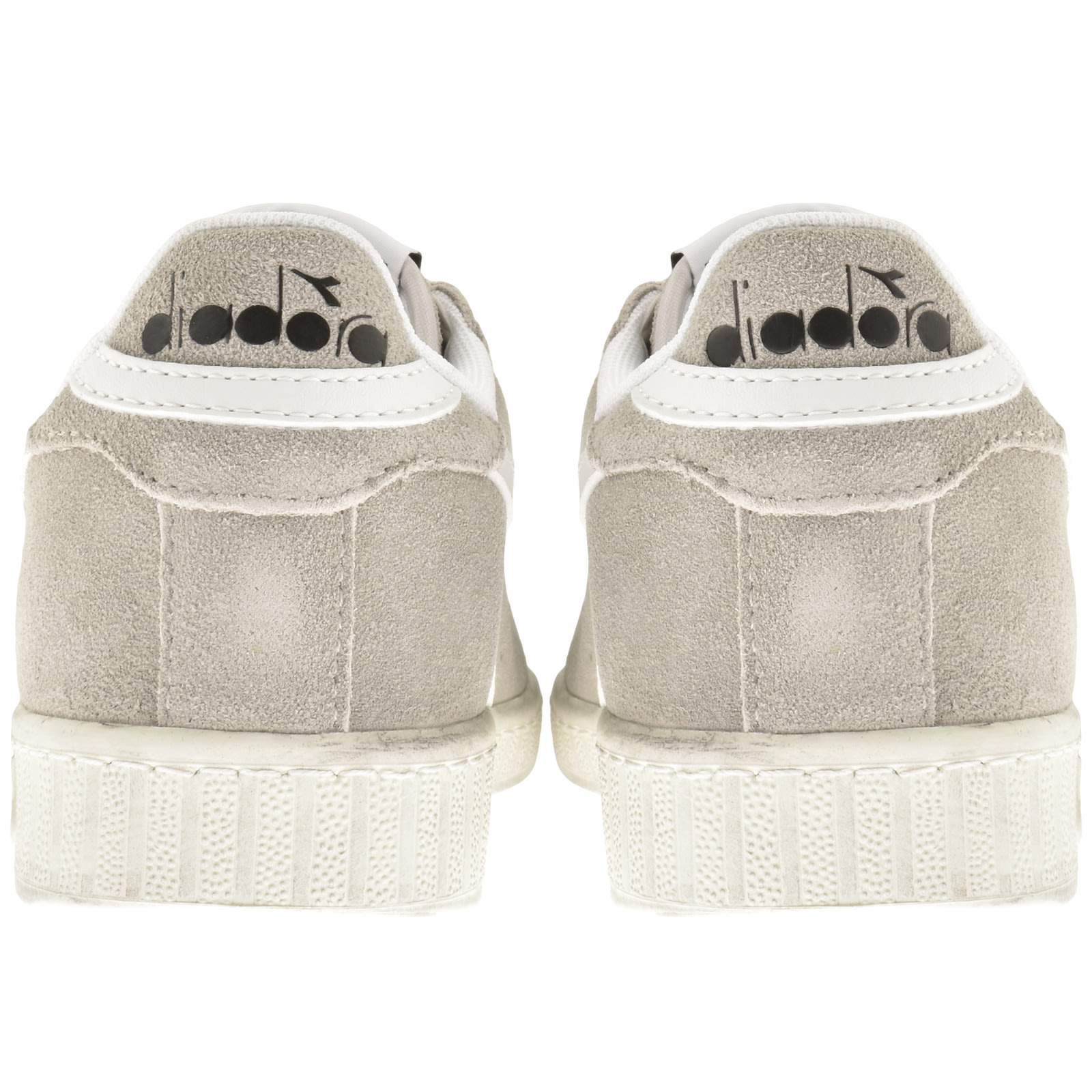 Diadora Game L Low Suede Trainers Grey In Grey
