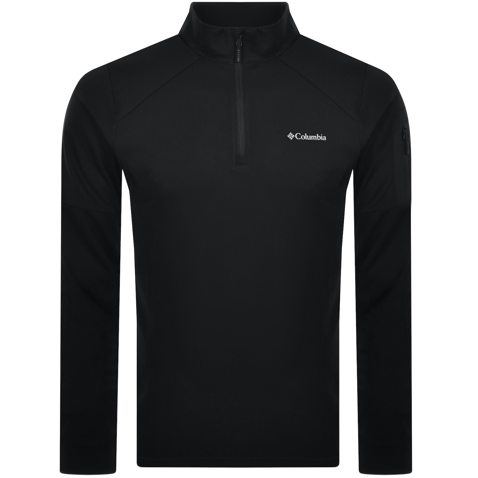 Shop Columbia Tech Half Zip Sweatshirt Black