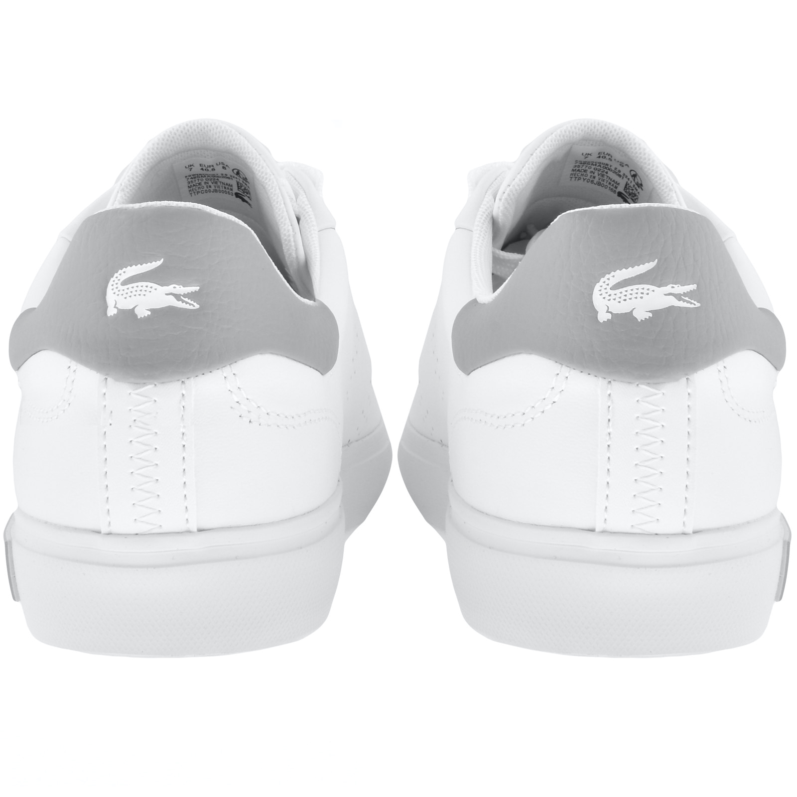 Shop Lacoste Powercourt 2.0 Trainers White