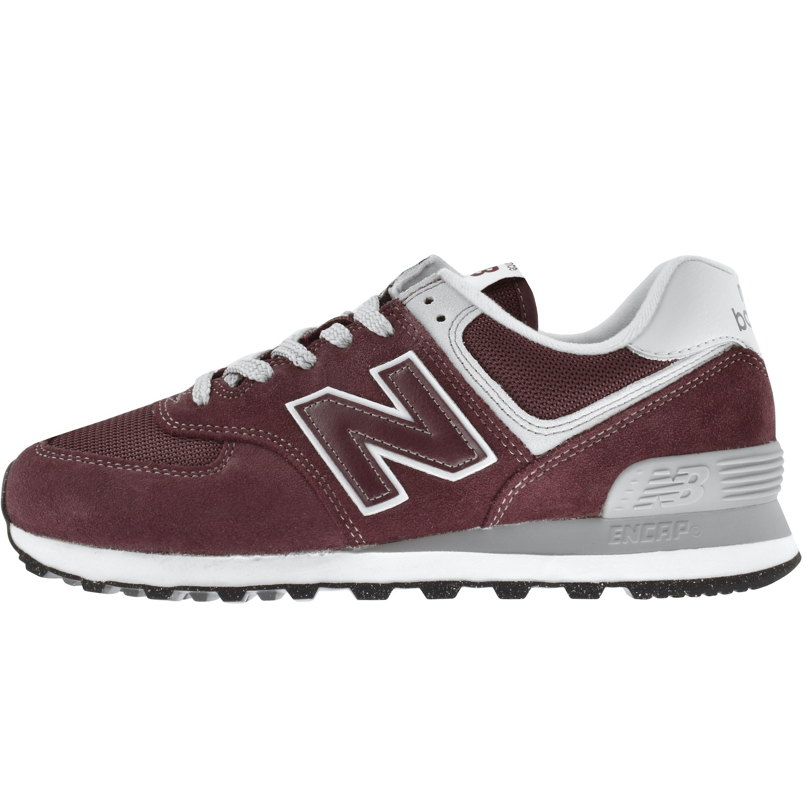 New Balance 574 Trainers Burgundy In Brown