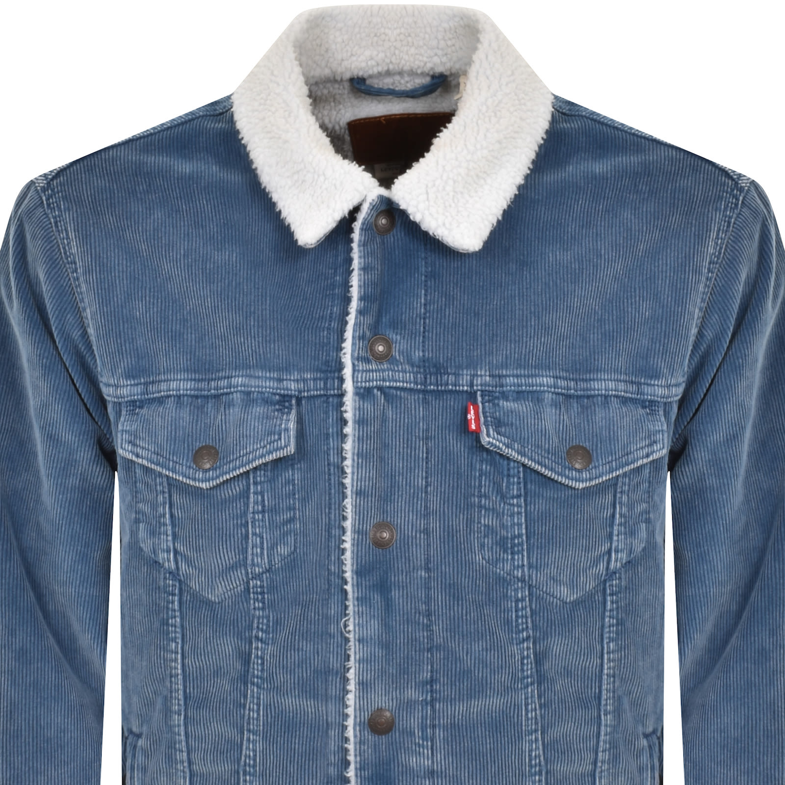 Shop Levi's Levis Sherpa Trucker Jacket Blue