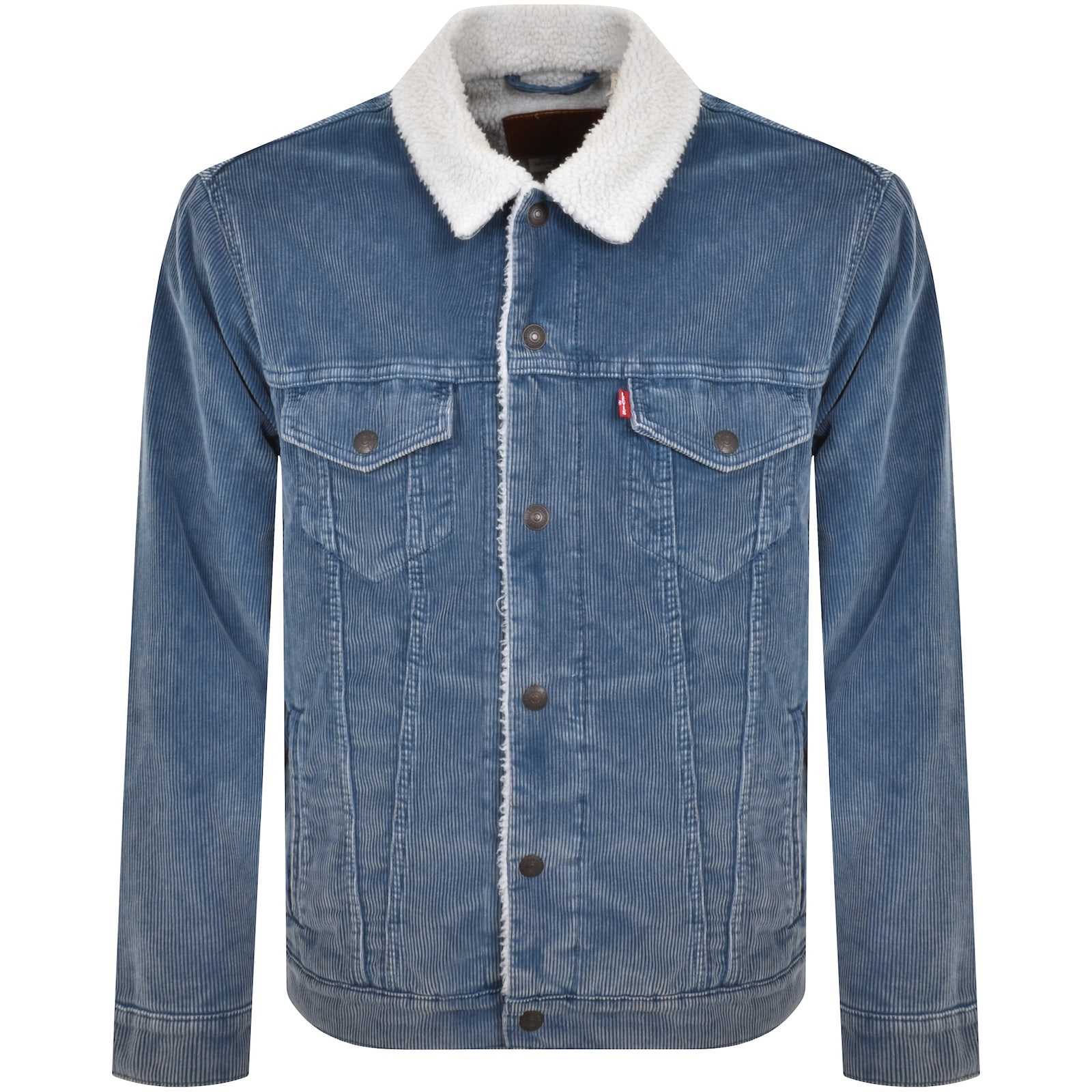 Shop Levi's Levis Sherpa Trucker Jacket Blue