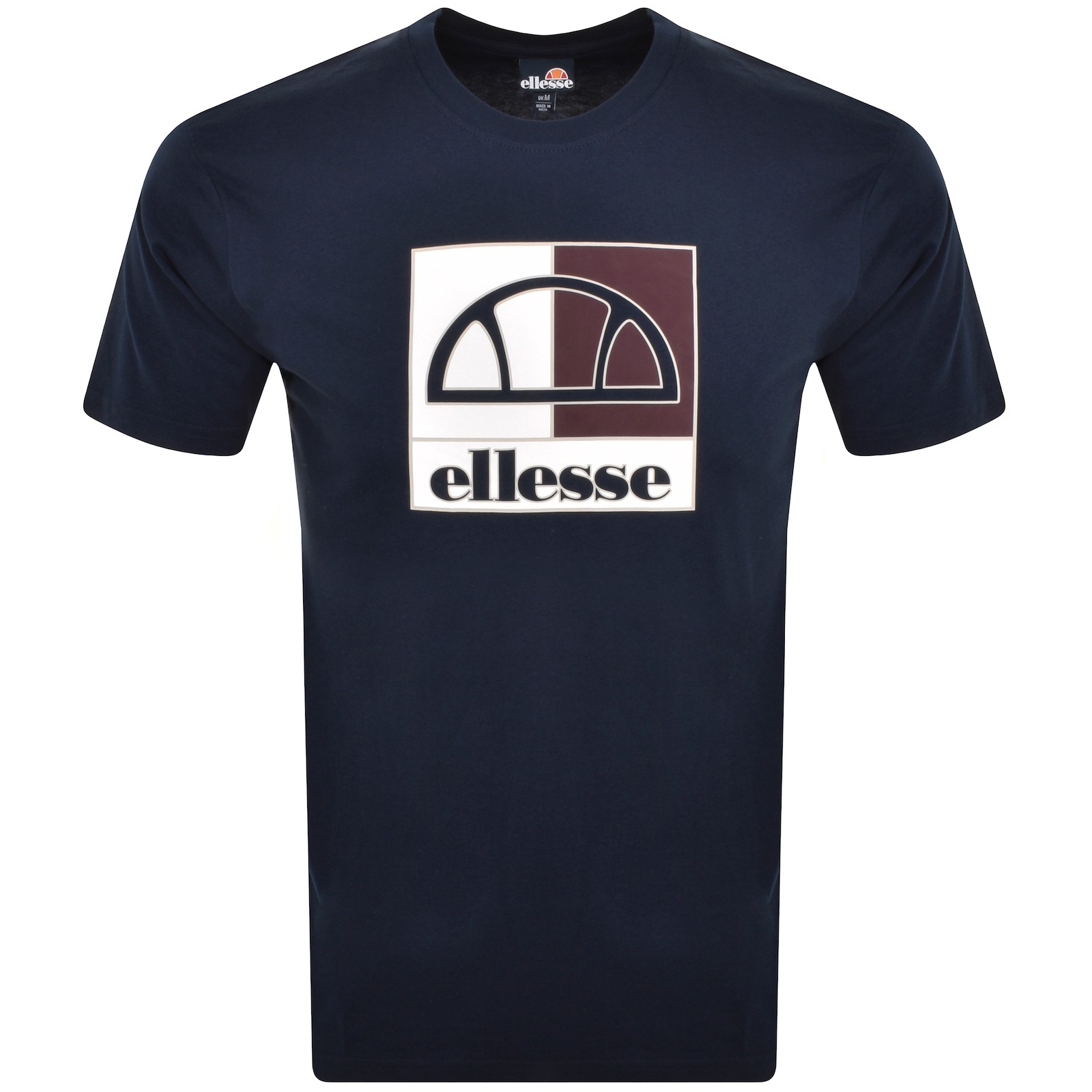 Ellesse Leondino Logo T Shirt Navy In Blue