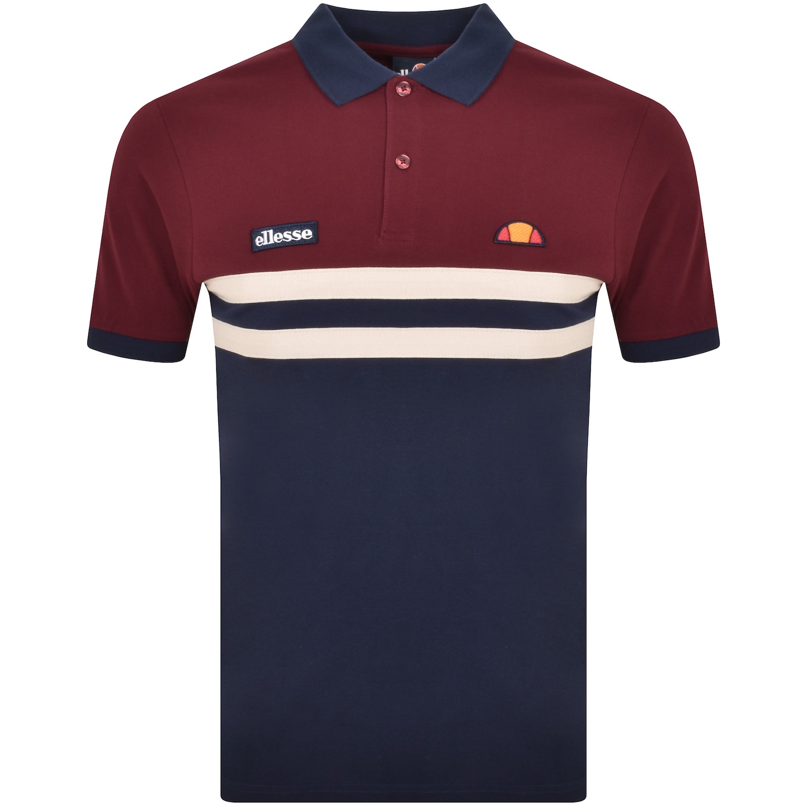 Ellesse Muccia Polo T Shirt Navy In Multi