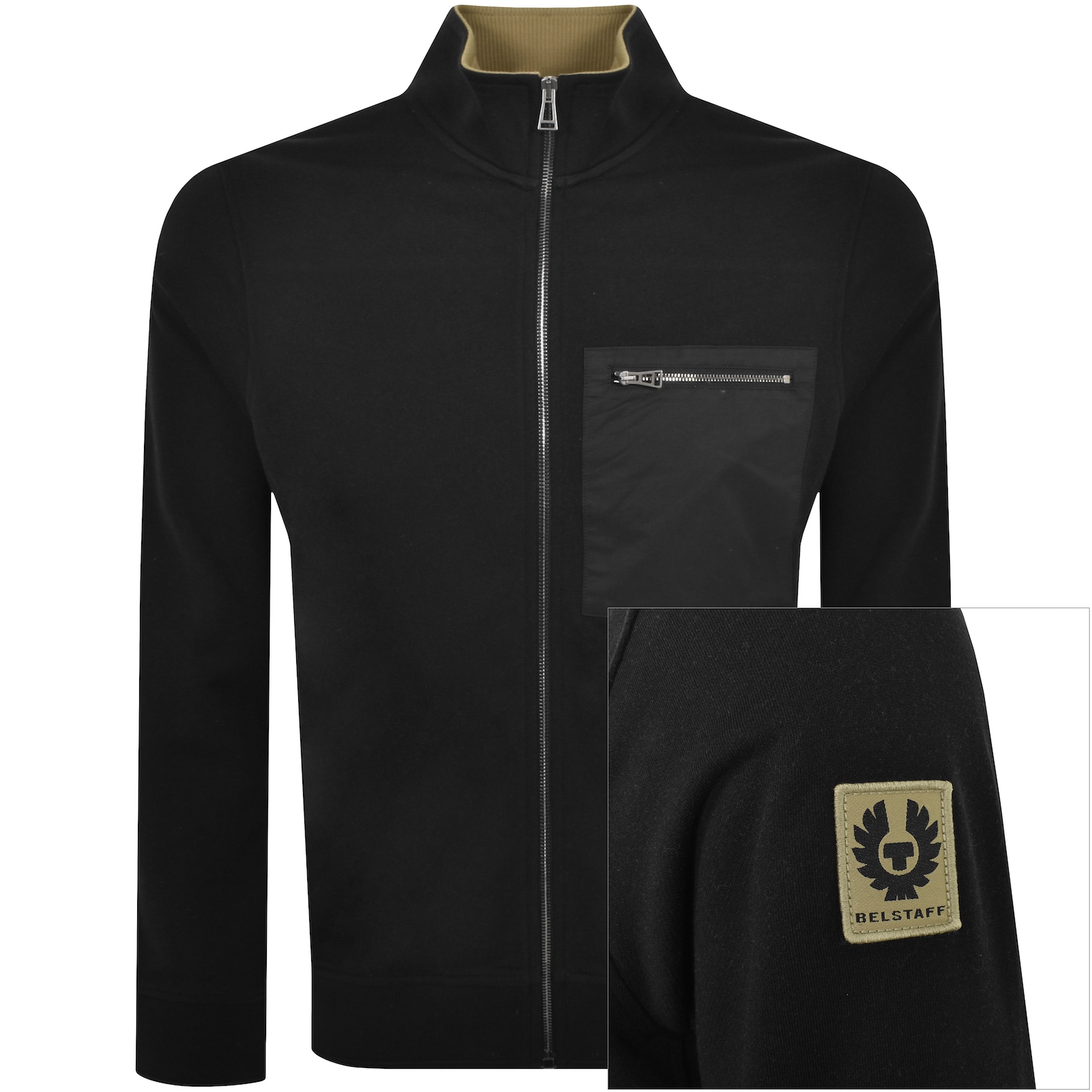 Belstaff Centenary Full Zip Sweatshirt Black