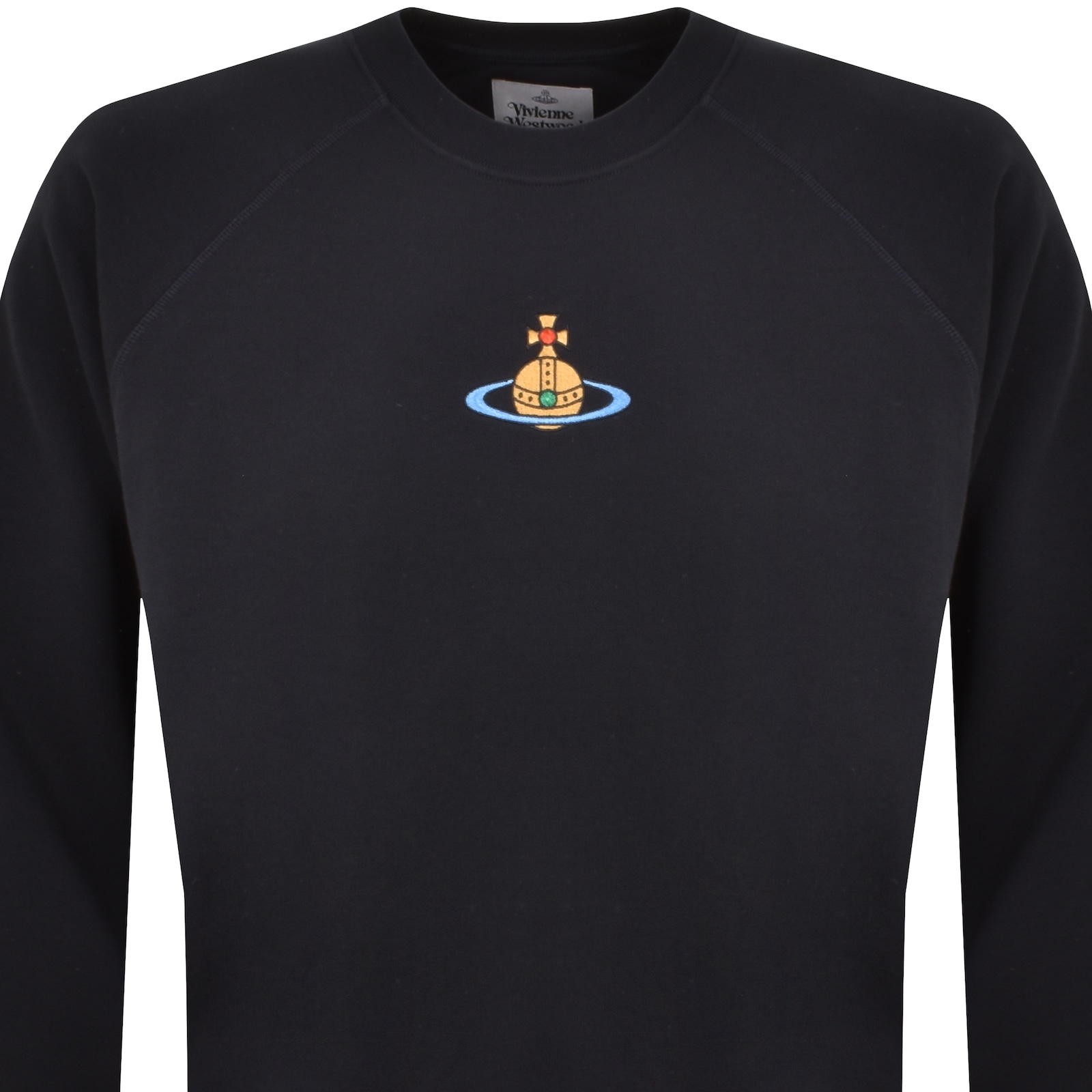 Vivienne Westwood Raglan Sweatshirt Black In Navy