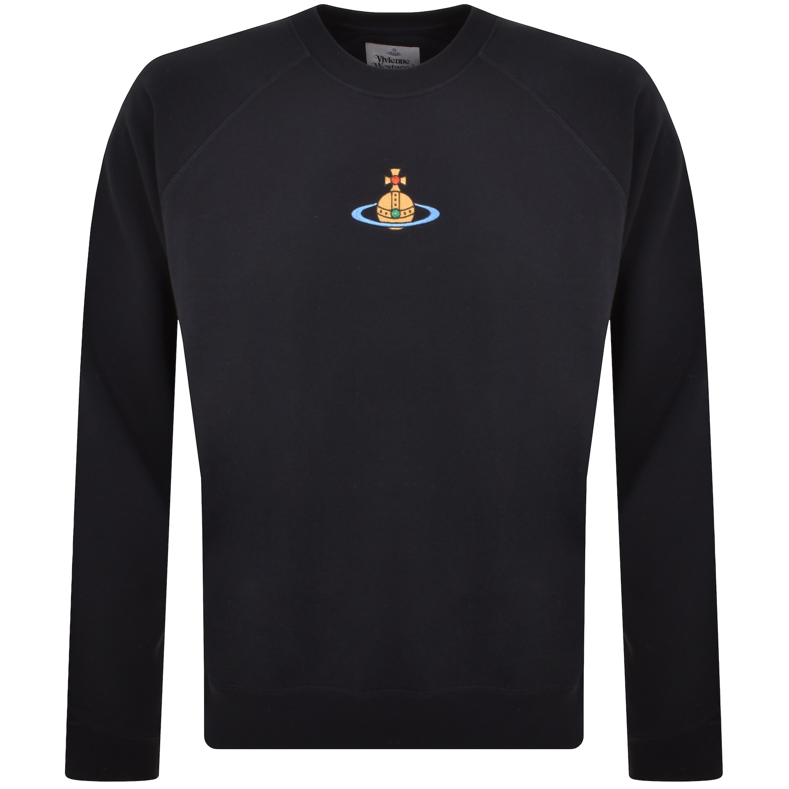 Vivienne Westwood Raglan Sweatshirt Black In Navy
