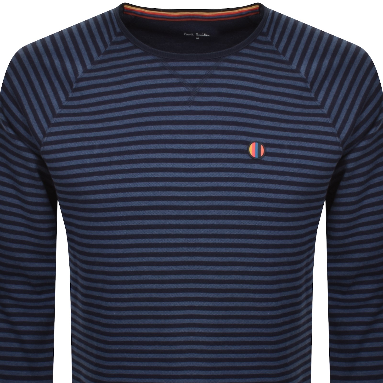 Shop Paul Smith Long Sleeve Damo T Shirt Navy