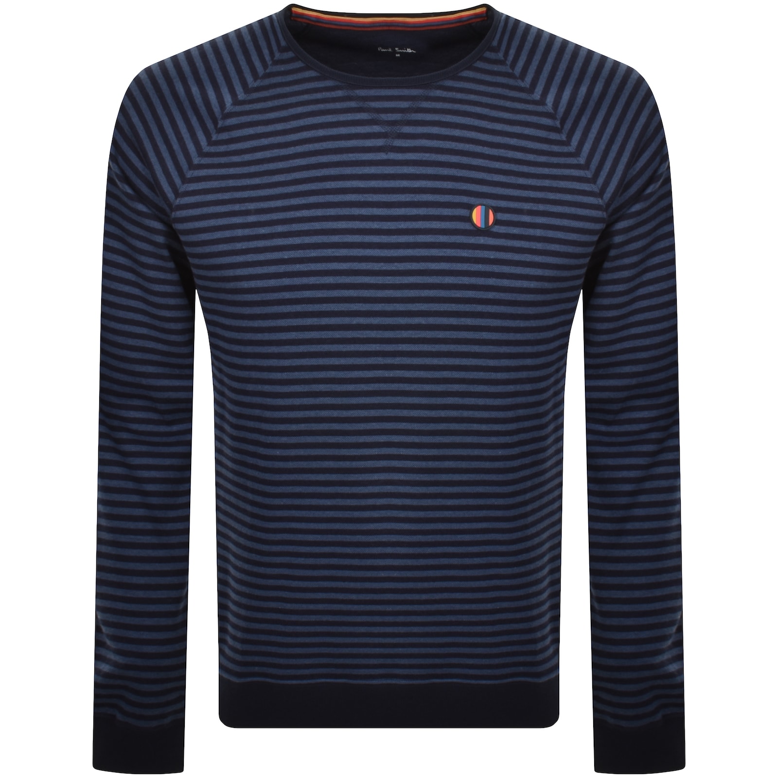 Paul Smith Long Sleeve Damo T Shirt Navy In Blue