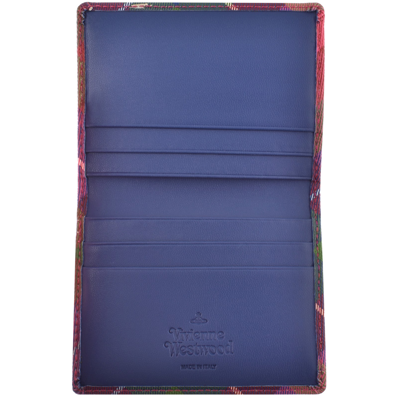 Shop Vivienne Westwood Cardholder Candy Tartan In Blue