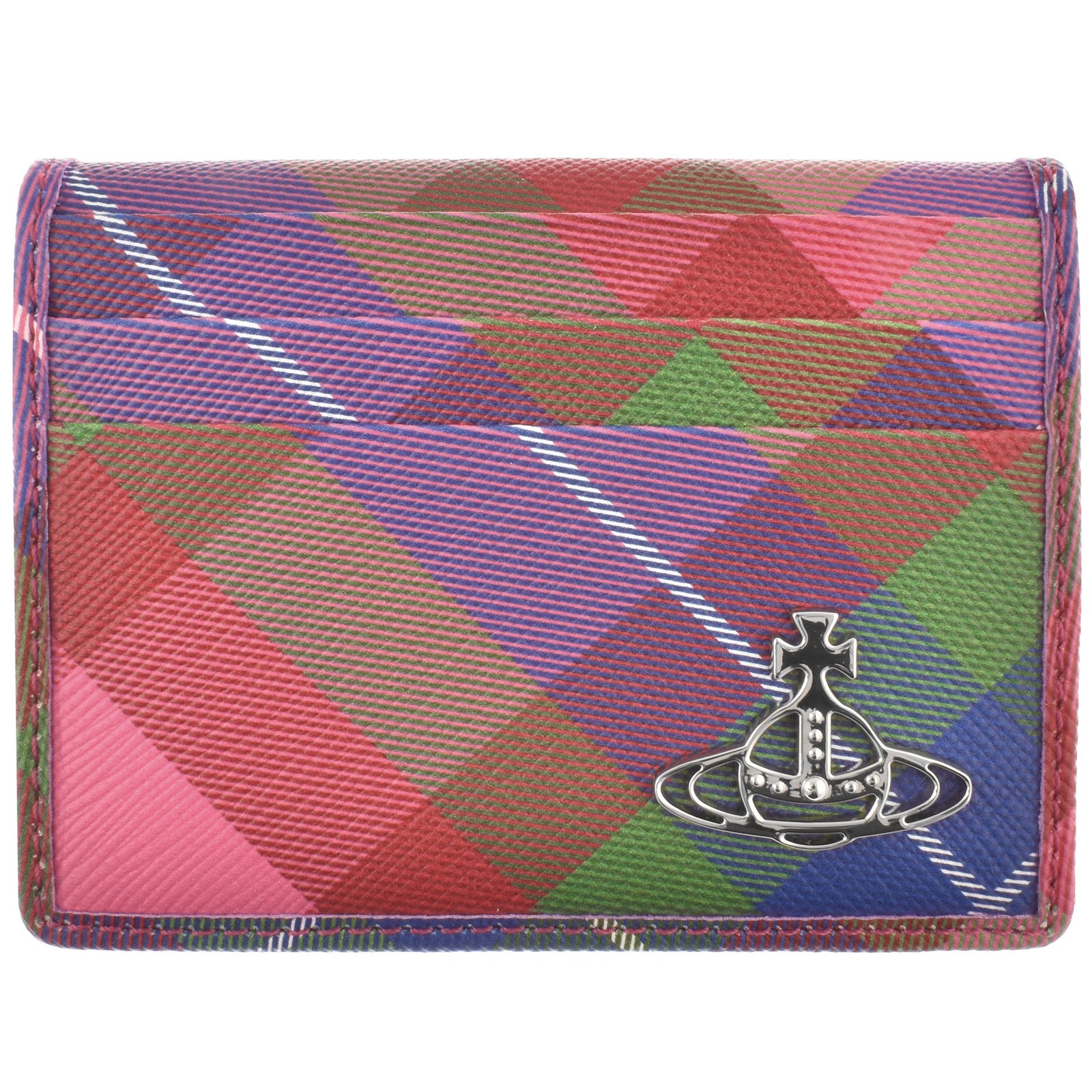 Shop Vivienne Westwood Cardholder Candy Tartan In Blue