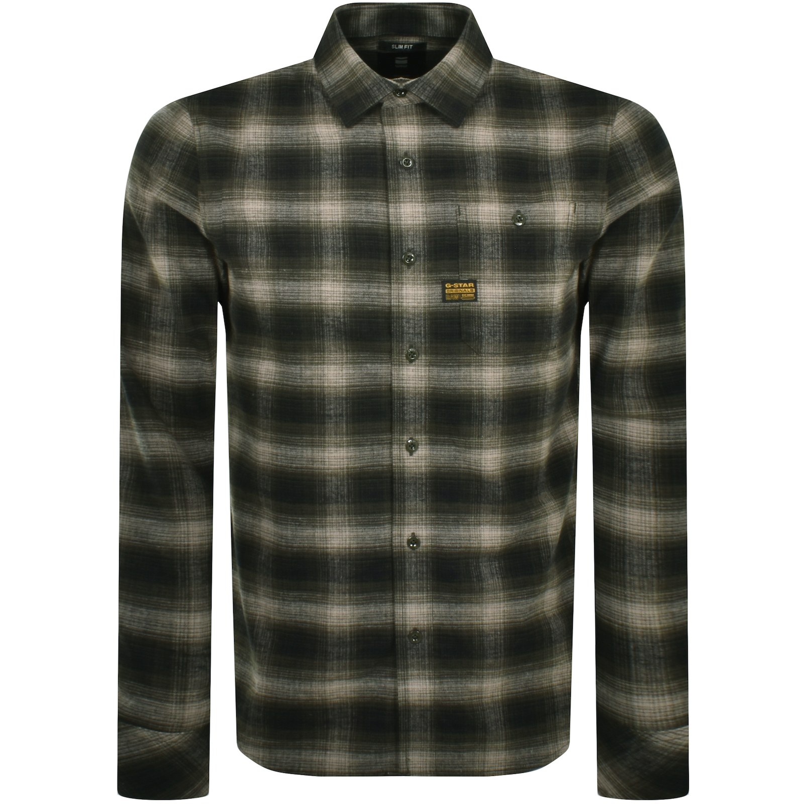 G-star G Star Raw Bristum 2.0 Long Sleeve Shirt Green In Black