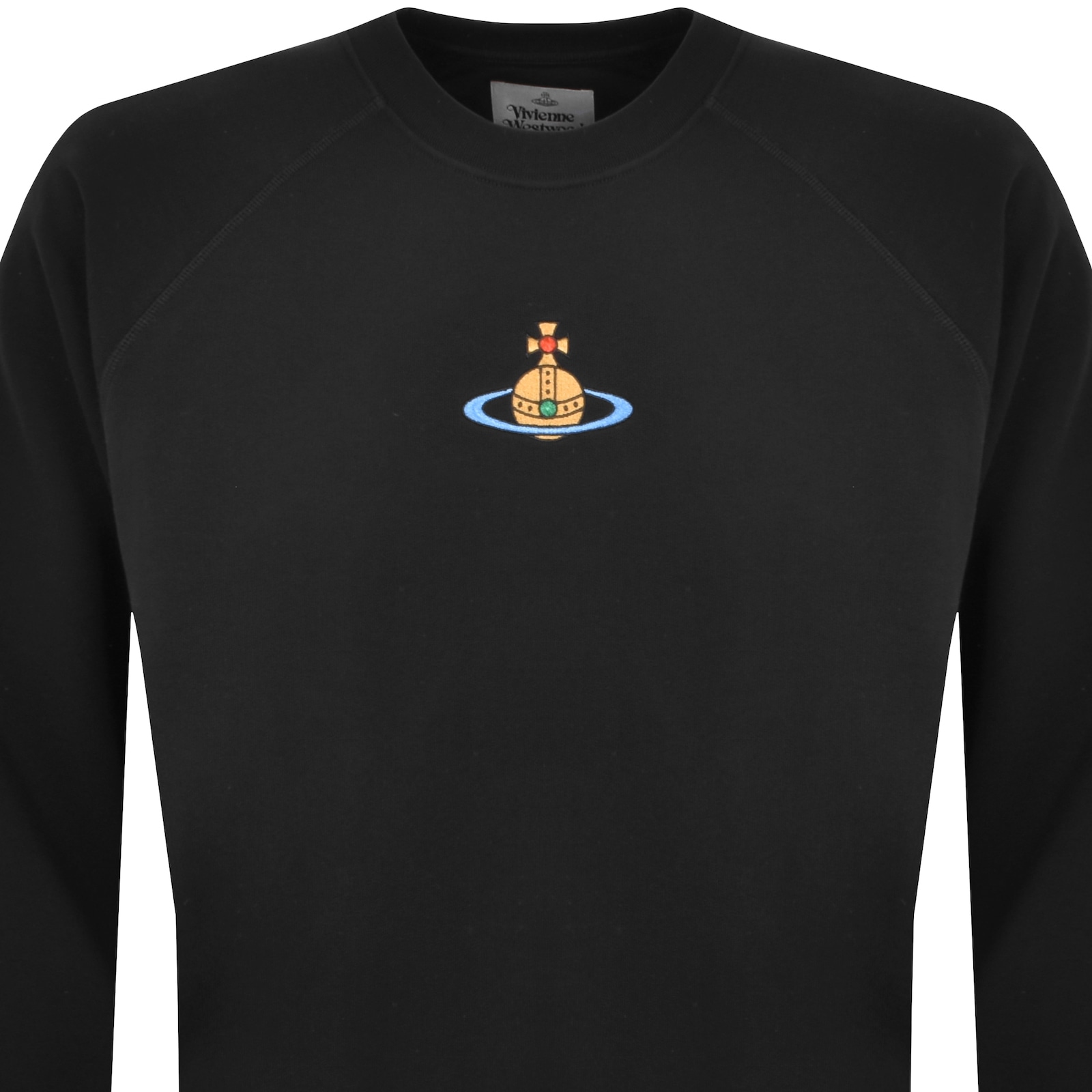Vivienne Westwood Raglan Sweatshirt Black In Black