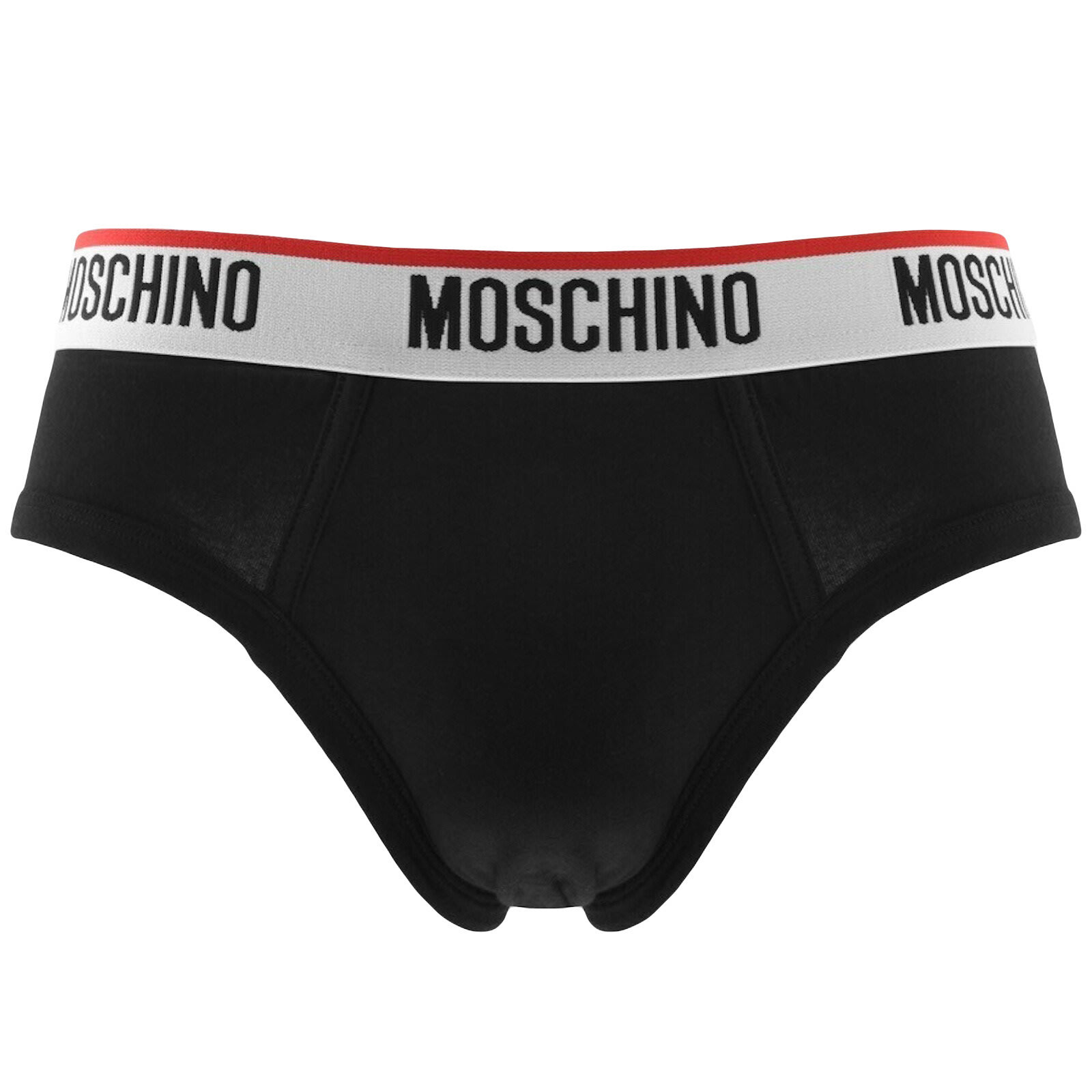 Shop Moschino Underwear 3 Pack Briefs In Black