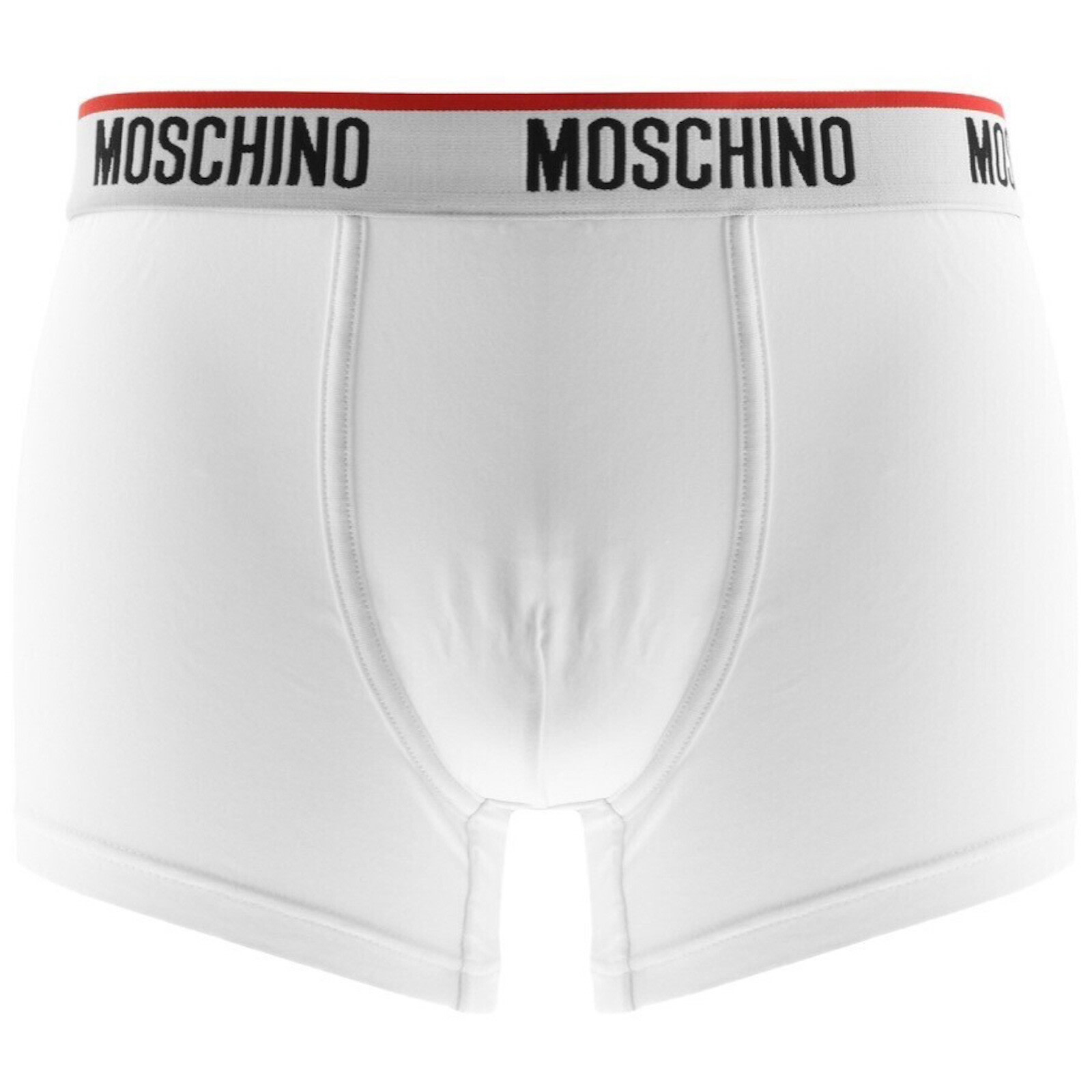 Shop Moschino Underwear 3 Pack Trunks White