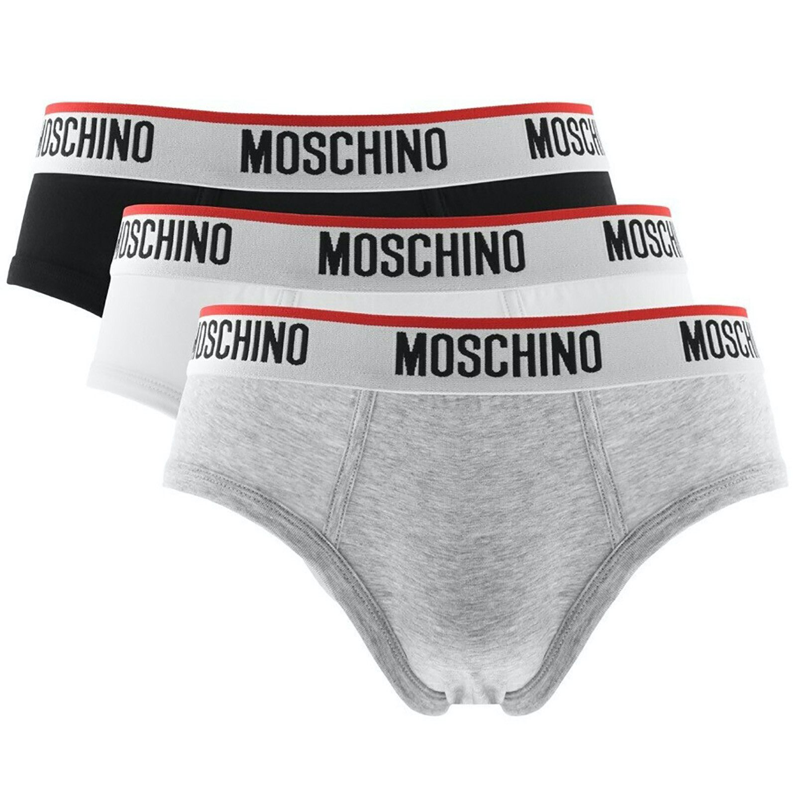 Moschino Underwear 3 Pack Briefs In Multi