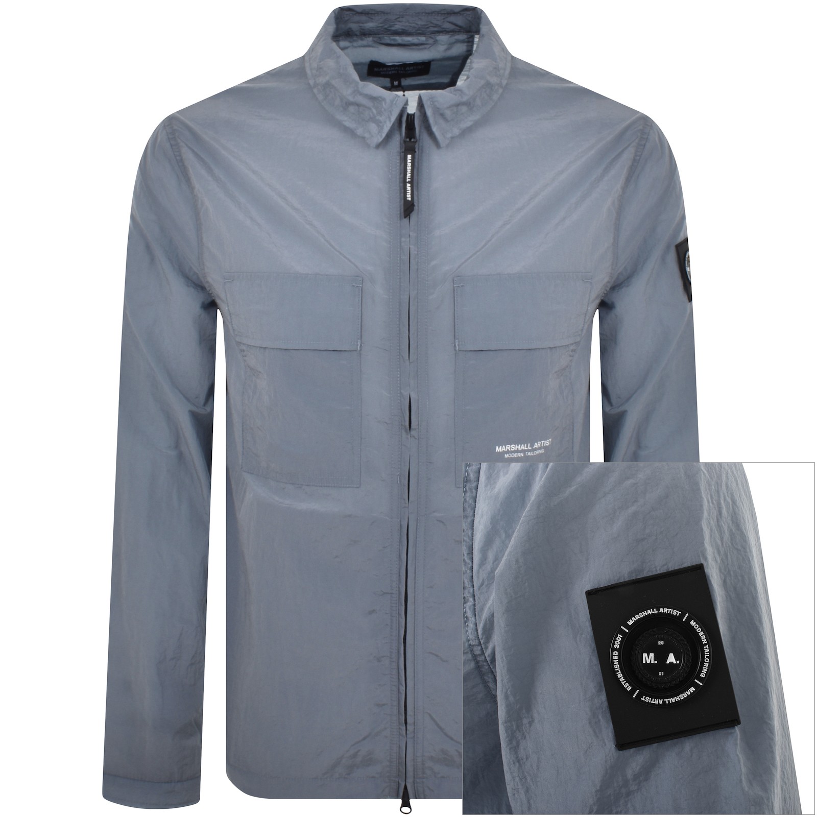 MARSHALL ARTIST MARSHALL ARTIST CORAZZA OVERSHIRT GREY 