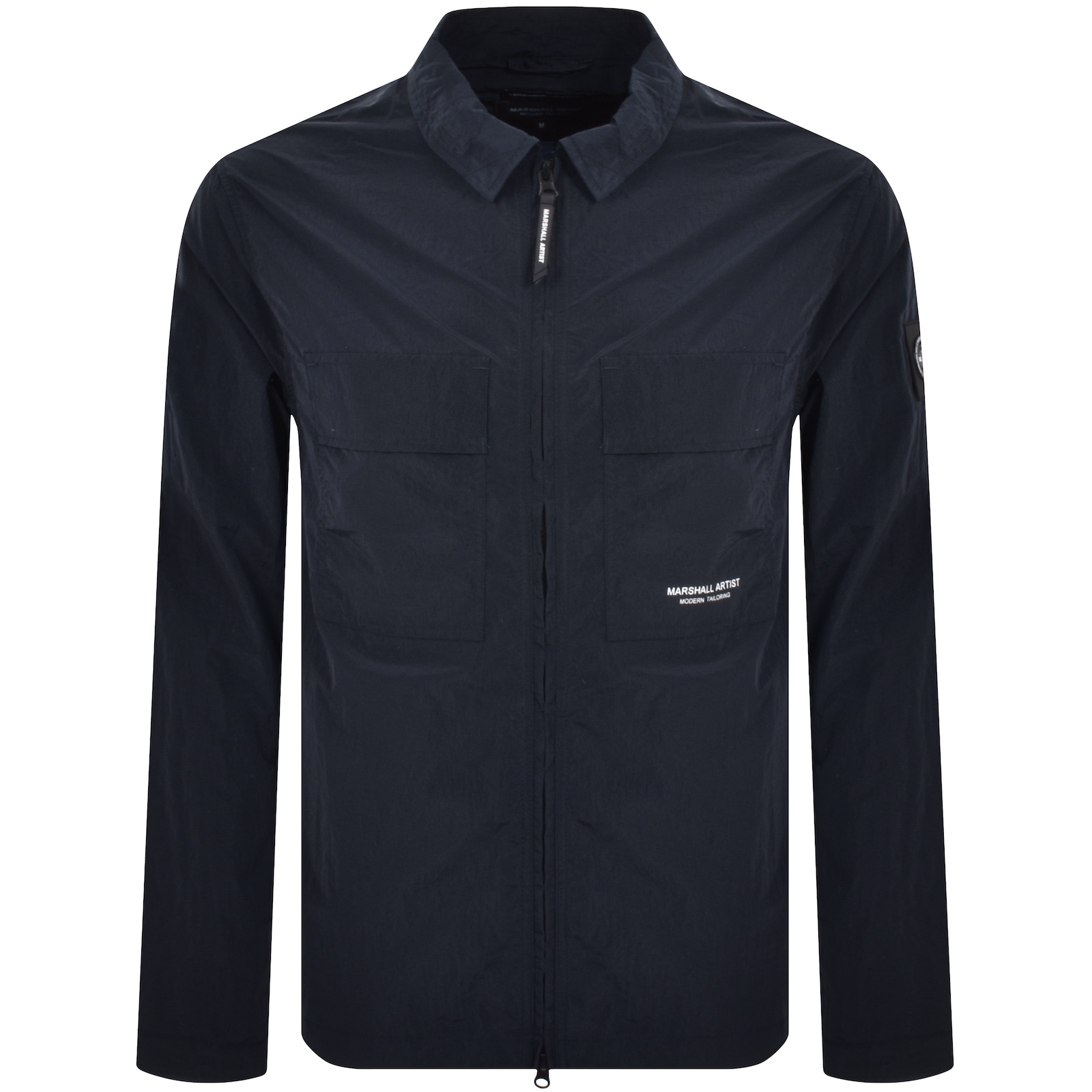 Shop Marshall Artist Corazza Overshirt Navy