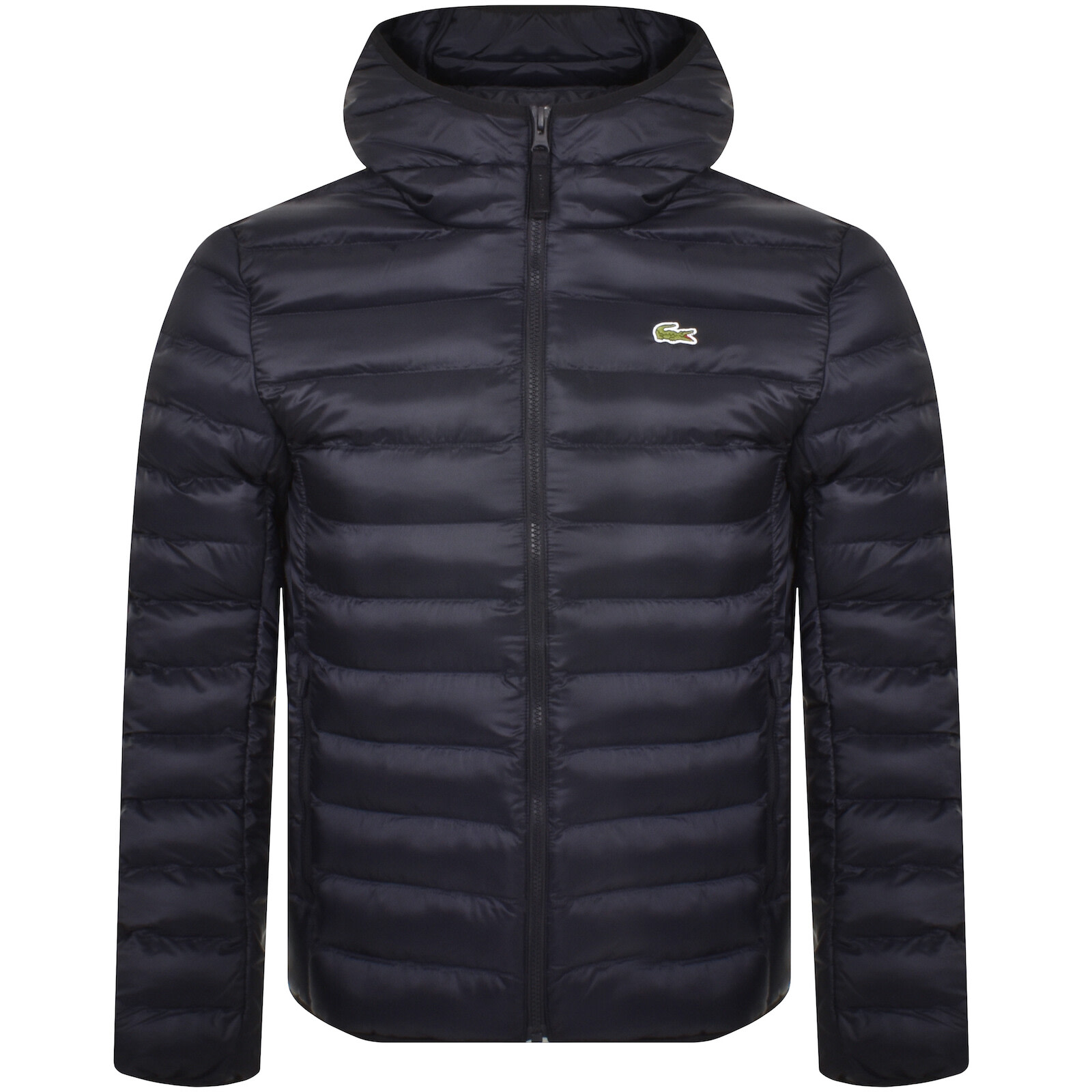 Shop Lacoste Full Zip Logo Jacket Navy