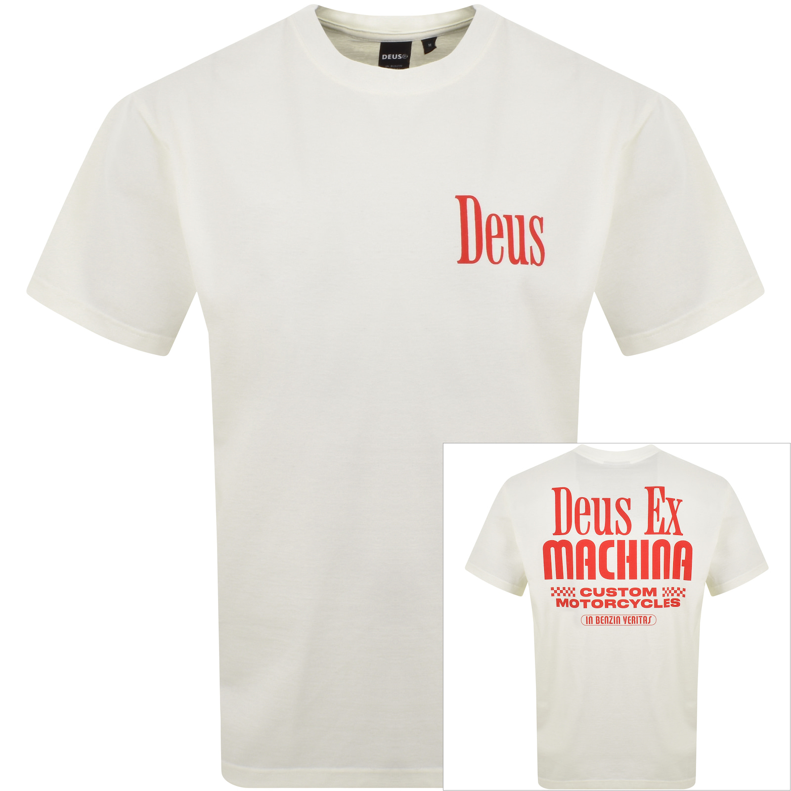 DEUS EX MACHINA DEUS EX MACHINA PARTISAN T SHIRT OFF WHITE 