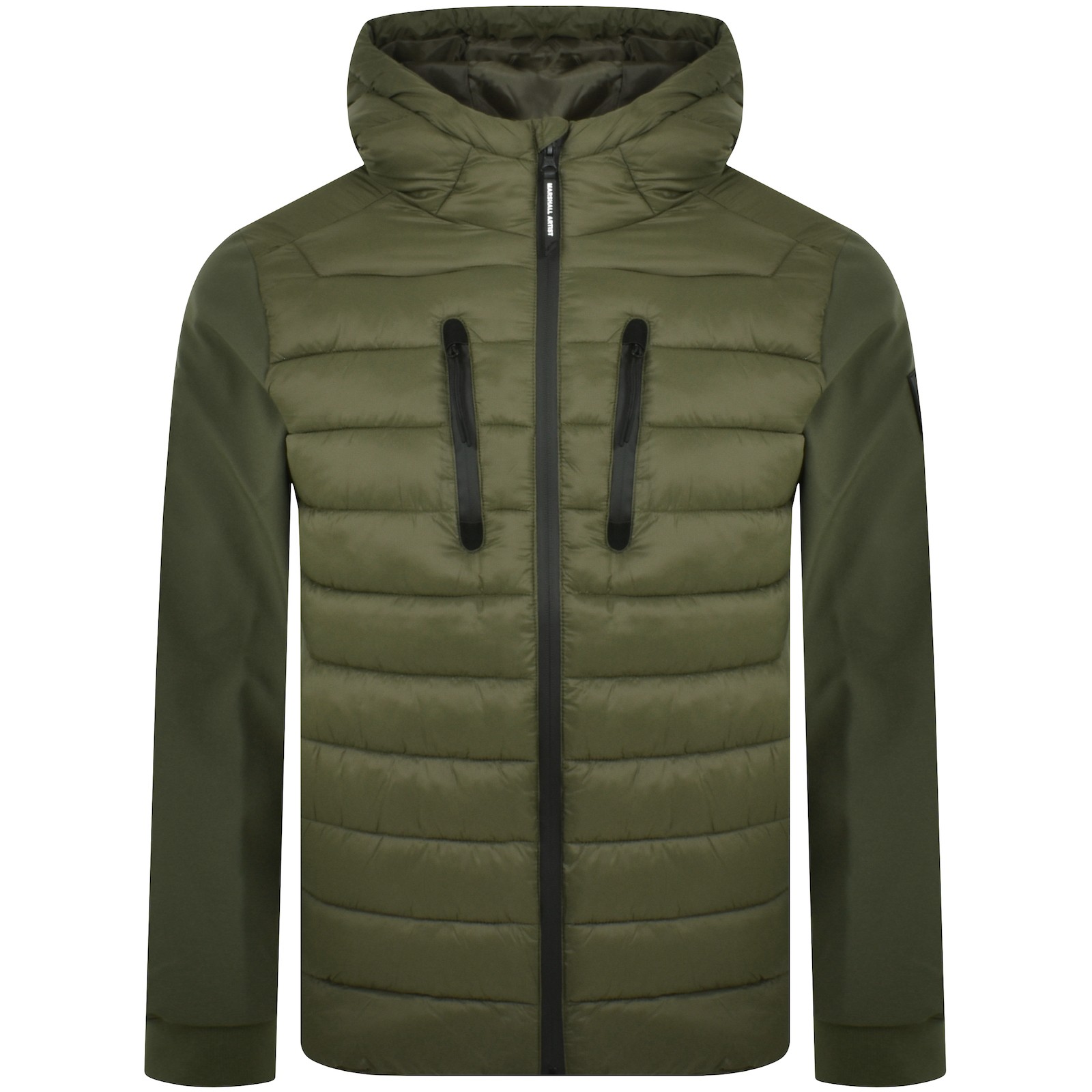 Shop Marshall Artist Ibrido Softshell Jacket Green