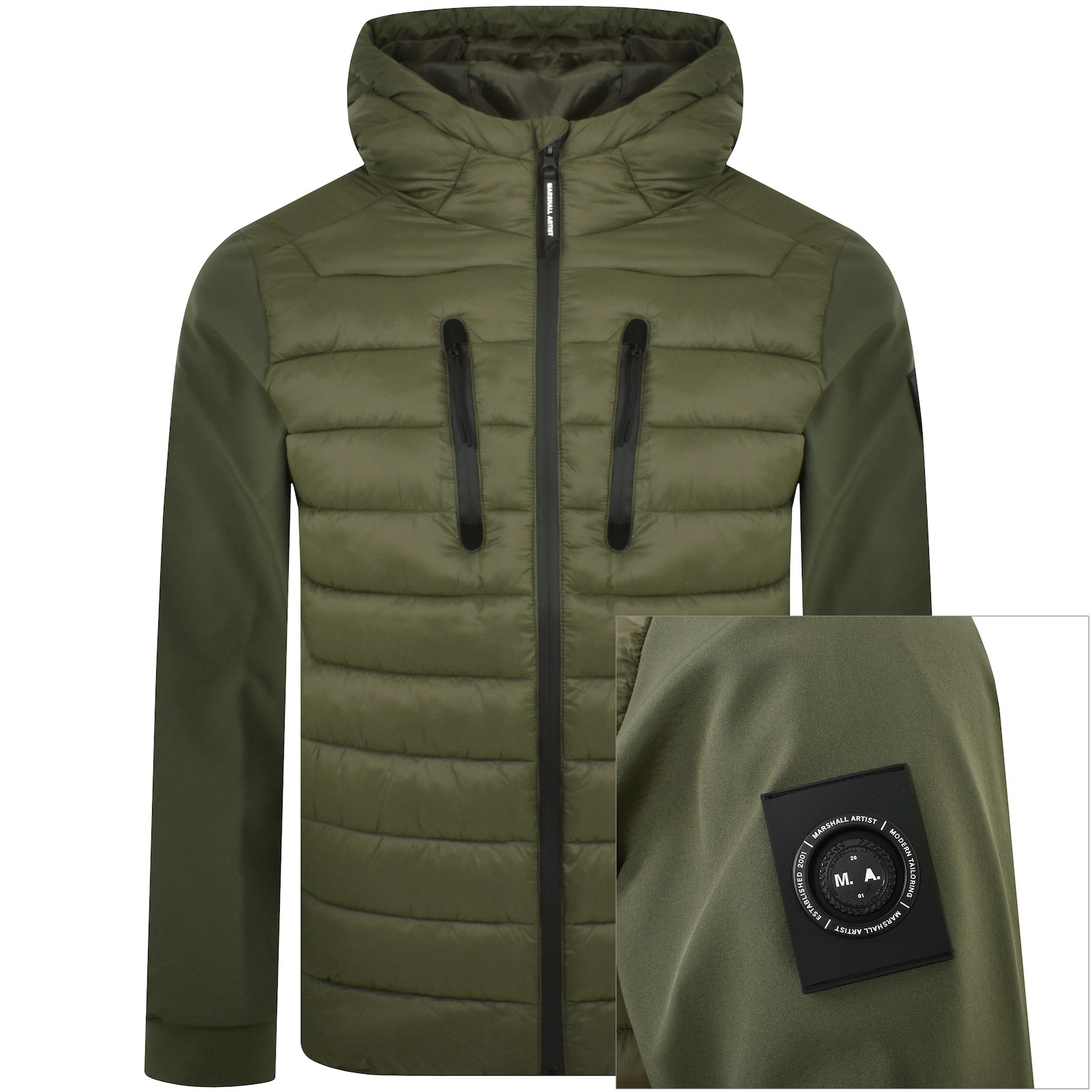 Marshall Artist Ibrido Softshell Jacket Green