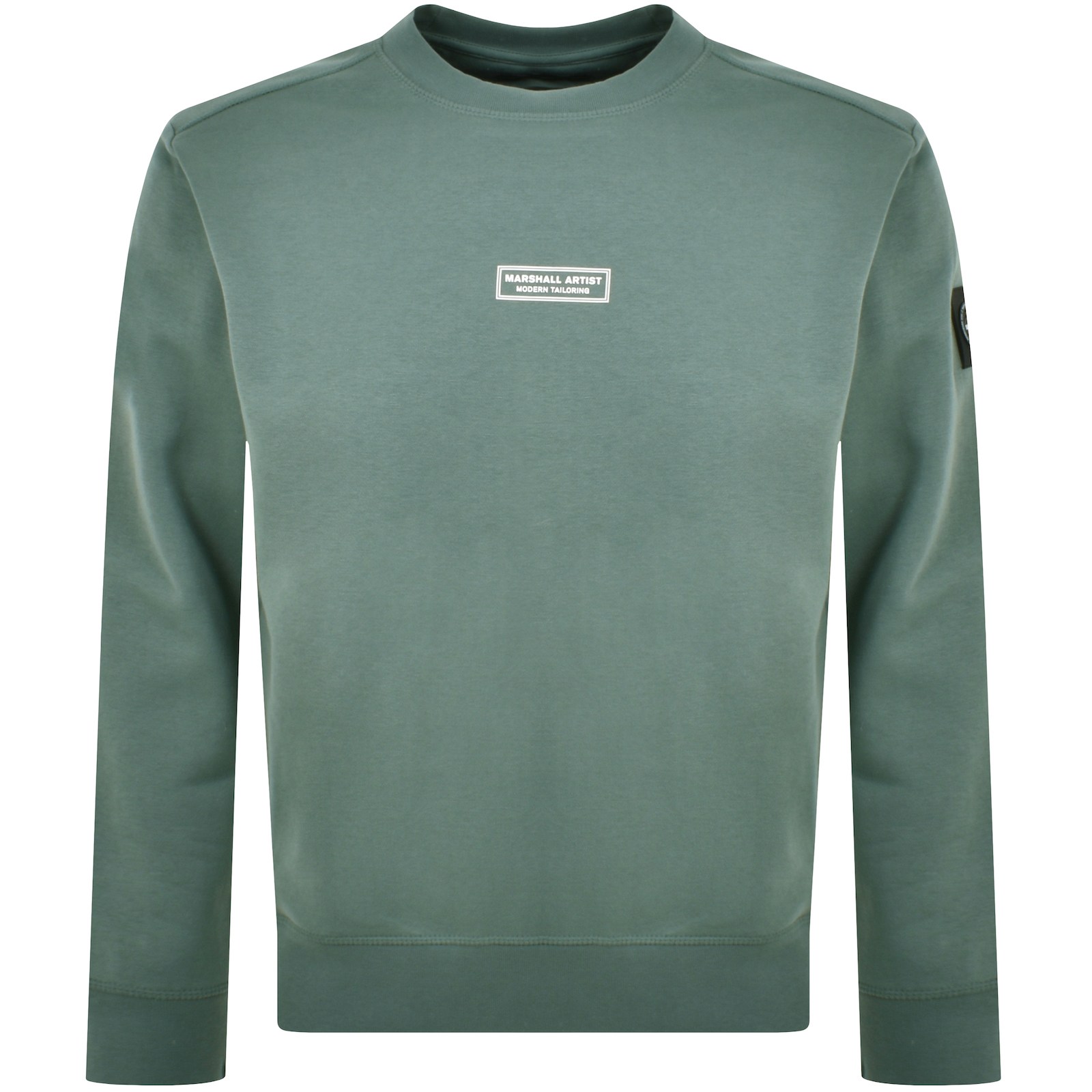 Shop Marshall Artist Siren Box Sweatshirt Green