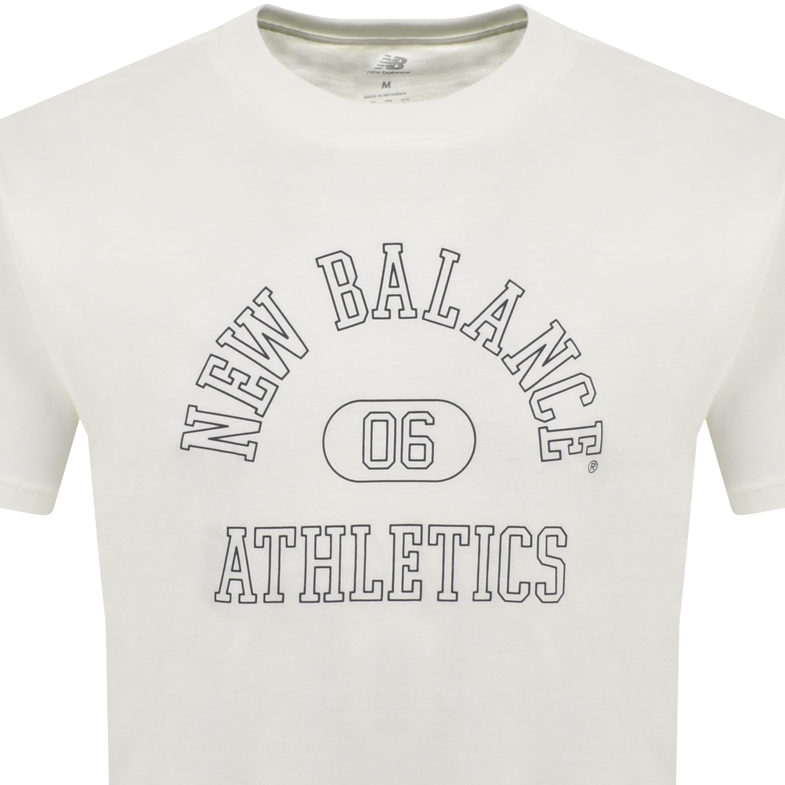 NEW BALANCE NEW BALANCE GRAPHIC LOGO T SHIRT OFF WHITE