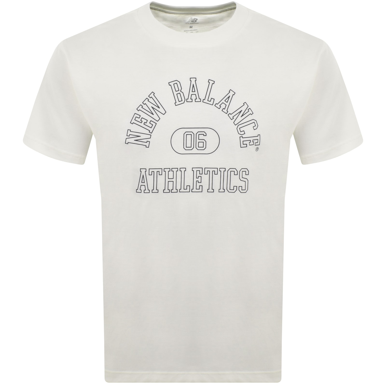 NEW BALANCE NEW BALANCE GRAPHIC LOGO T SHIRT OFF WHITE