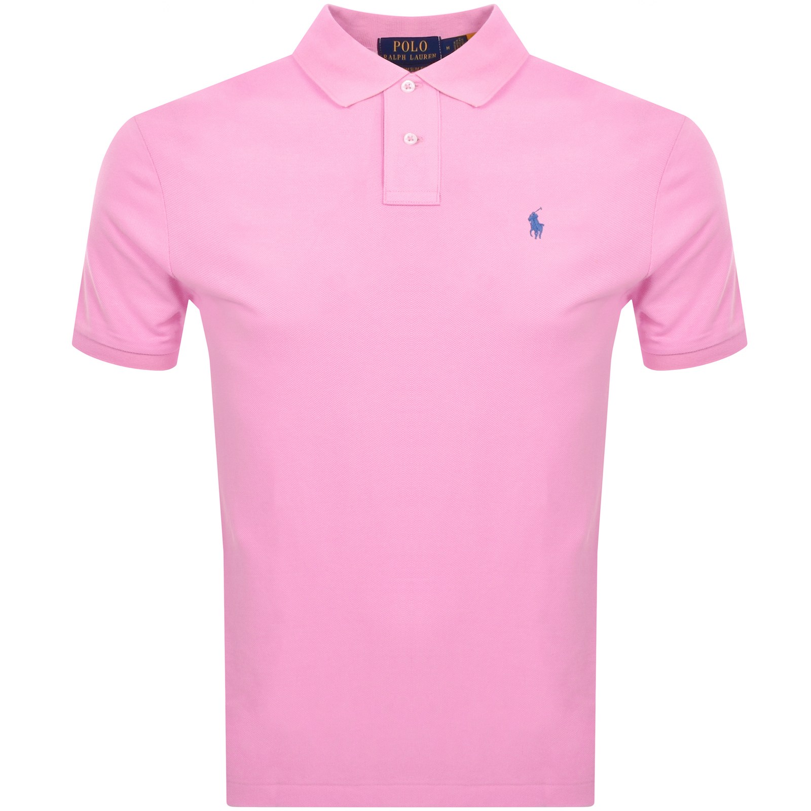 Ralph Lauren Custom Slim Fit Polo T Shirt Pink