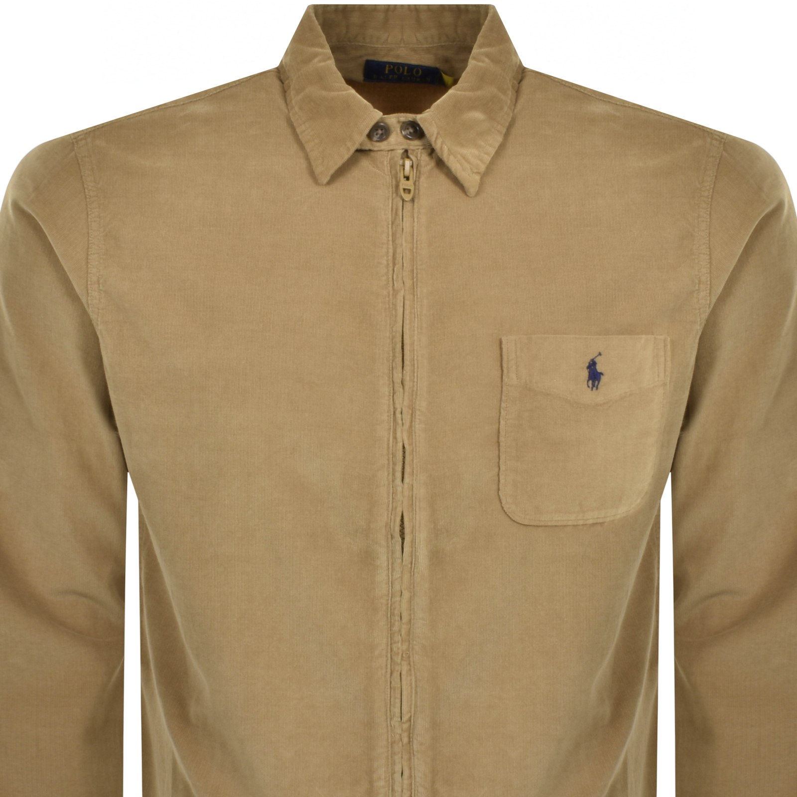 Shop Ralph Lauren Overshirt Beige