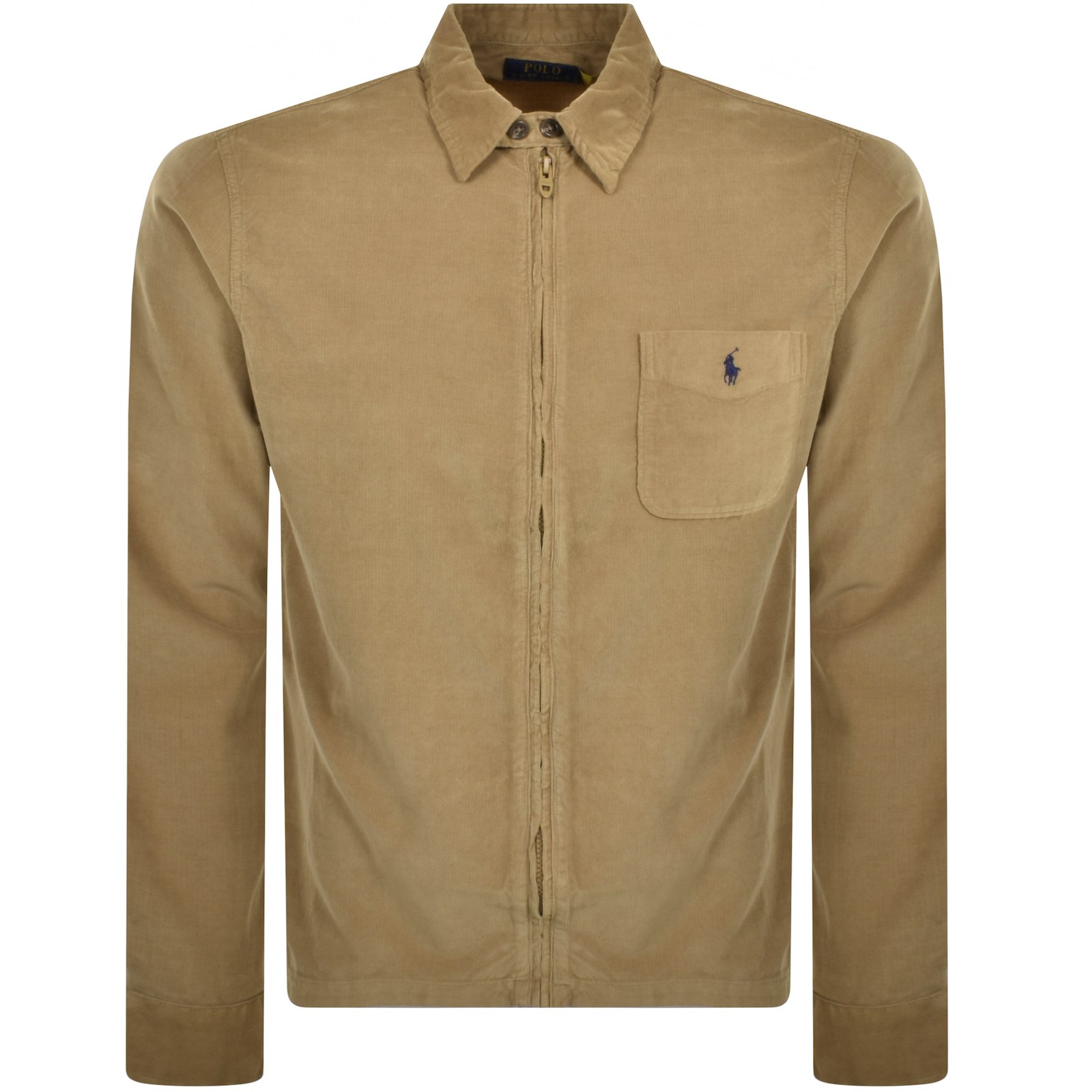 Ralph Lauren Overshirt Beige In Brown